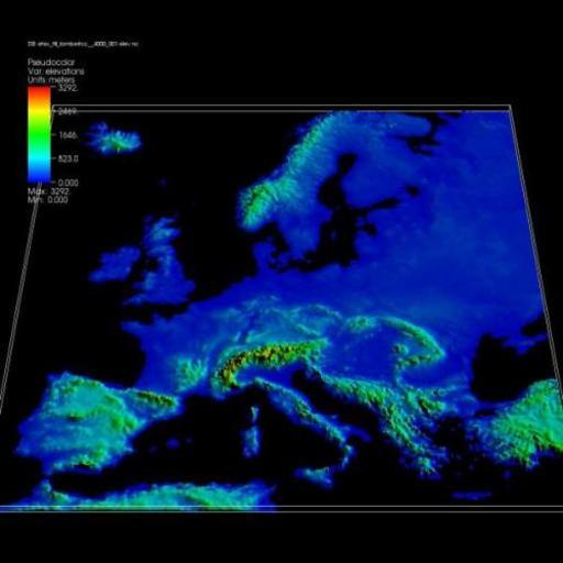 Free Images Elevation Map Europe