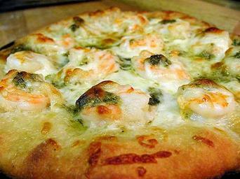 Pizzas cheese pesto shrimp.jpg