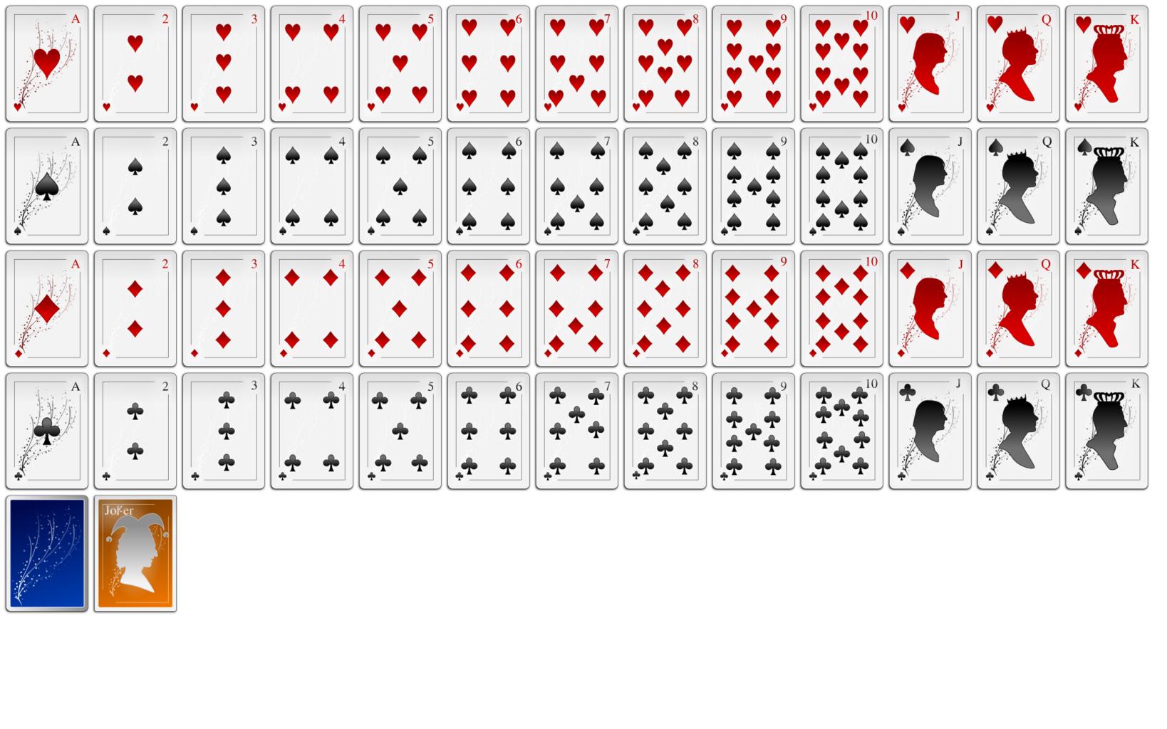 Колода карт 52 Poker playing Cards Standard