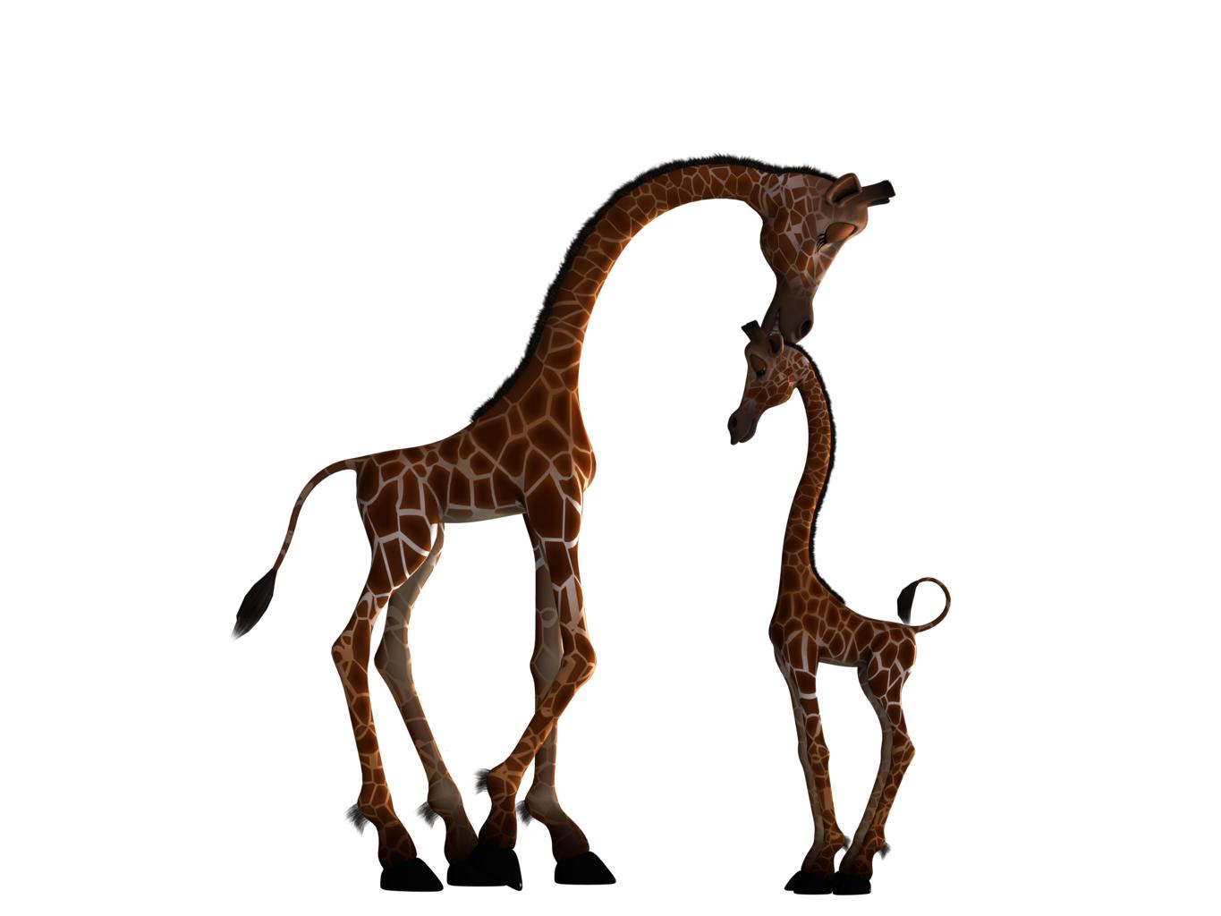 Наклейки Жирафы
