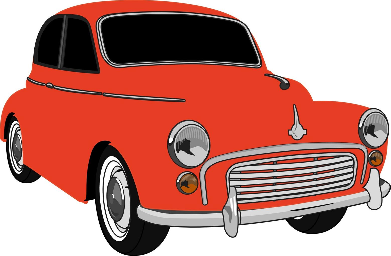 Красный автомобиль рисунок