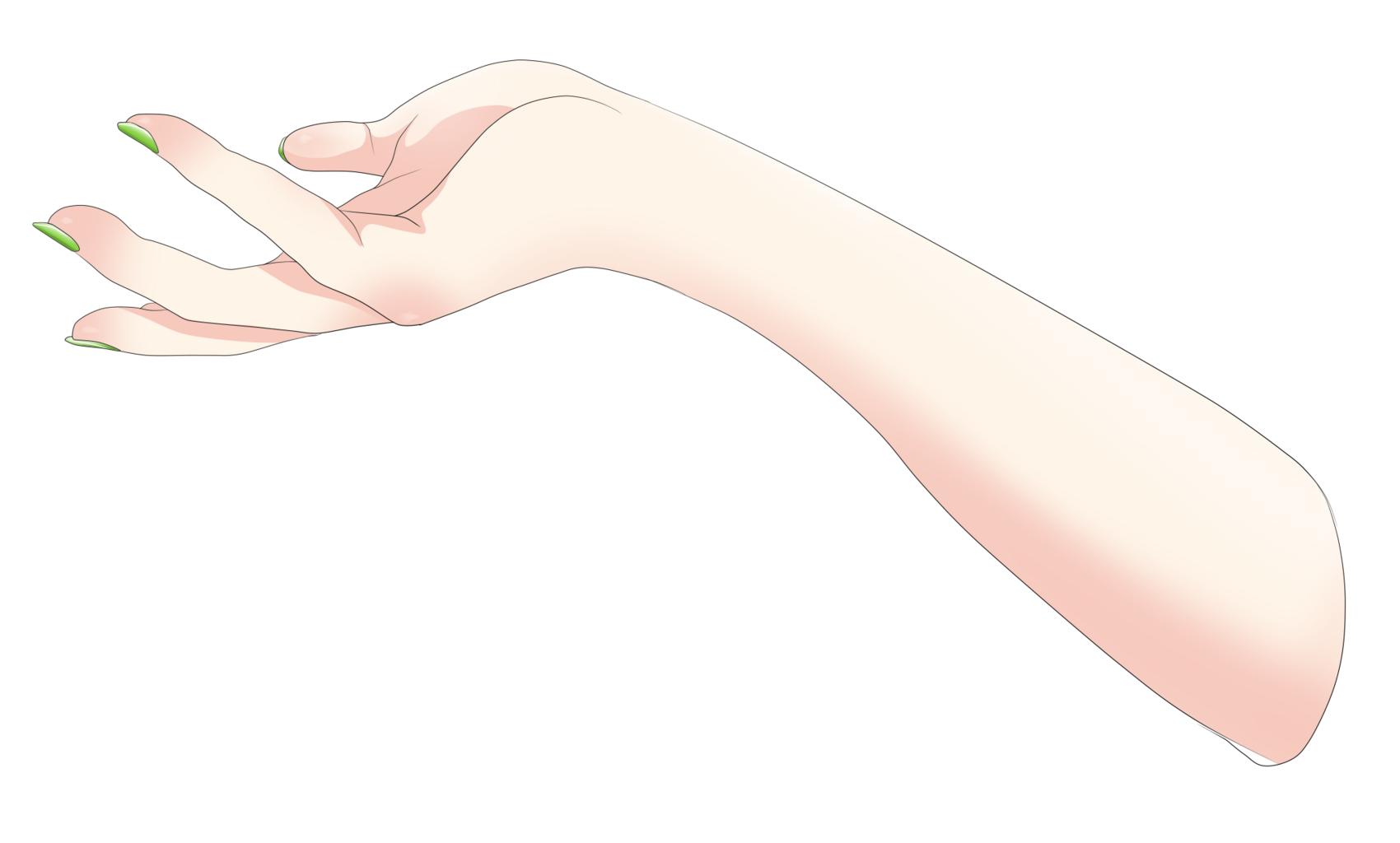 Руки аниме девушки