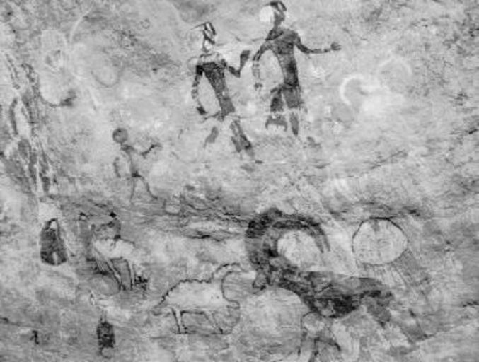 Free Images - african cave paintings