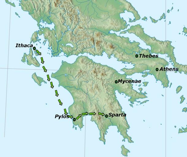 Free Images - telemachus map