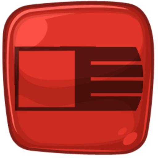 Userbox. Excel icon Red.