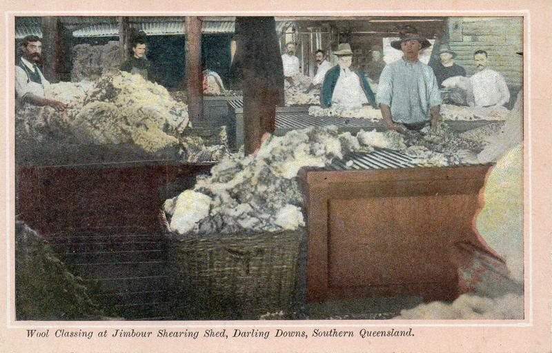 Free Images - wool classing at jimbour