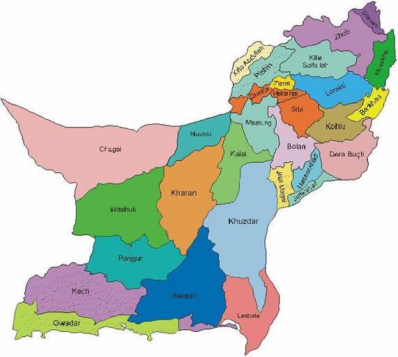 Balochistan New Map 