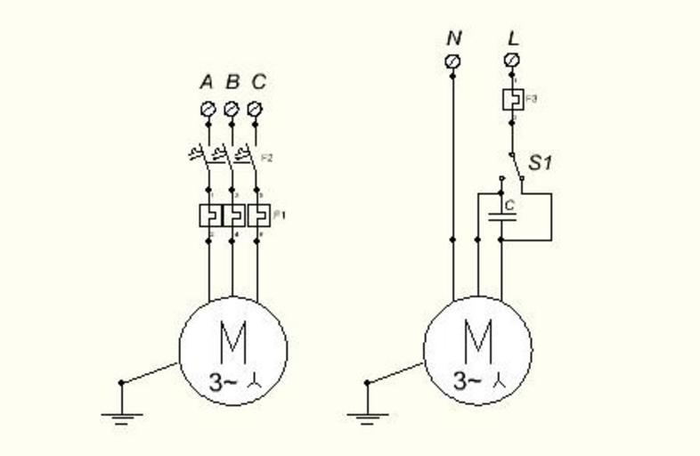 Free Images 3 ph motor wiring