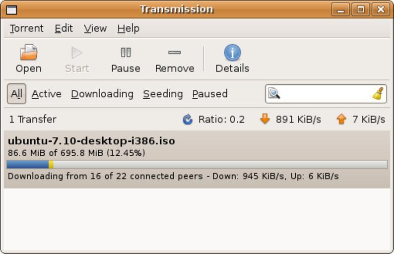 Transmission file. Transmission Linux.