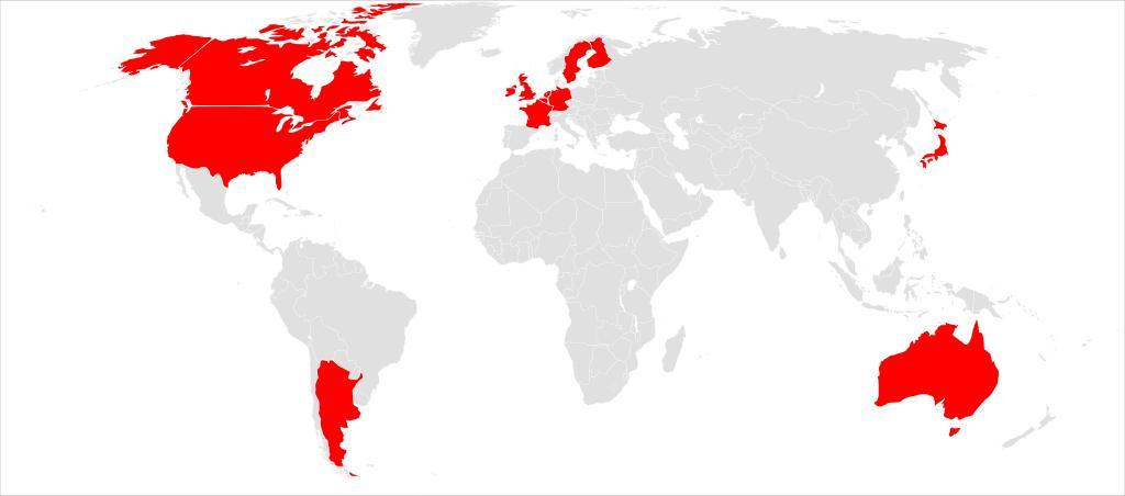 International views. Горностай ареал обитания.