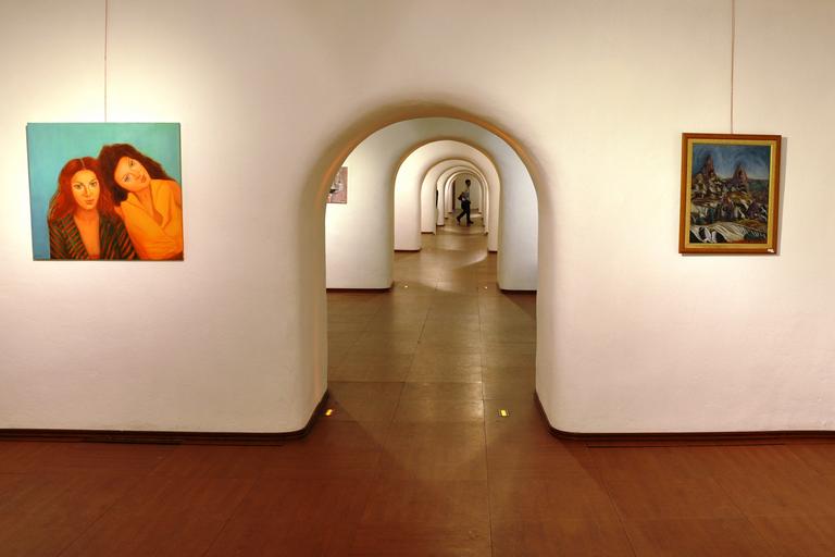 An art gallery
