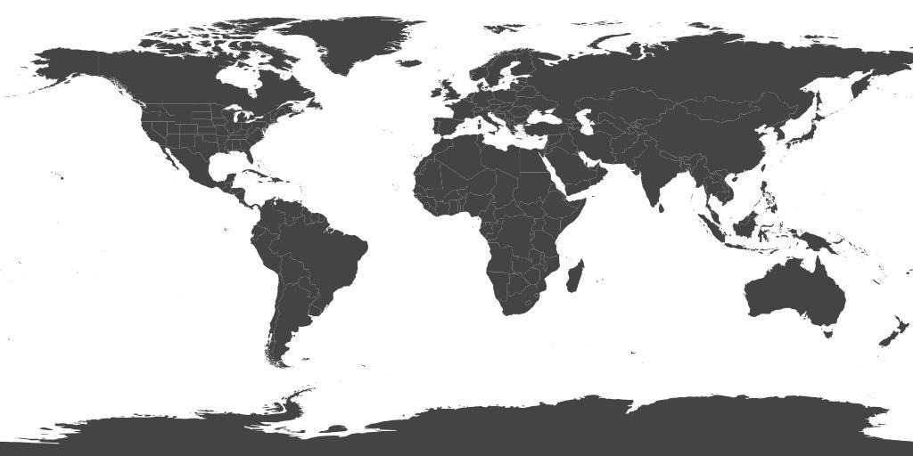 Free Images - blank map equirectangular states