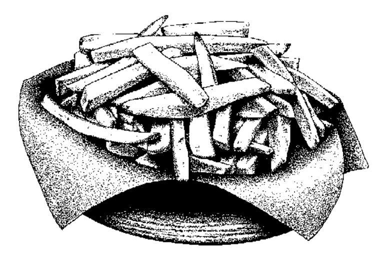 Гренки рисунок карандашом