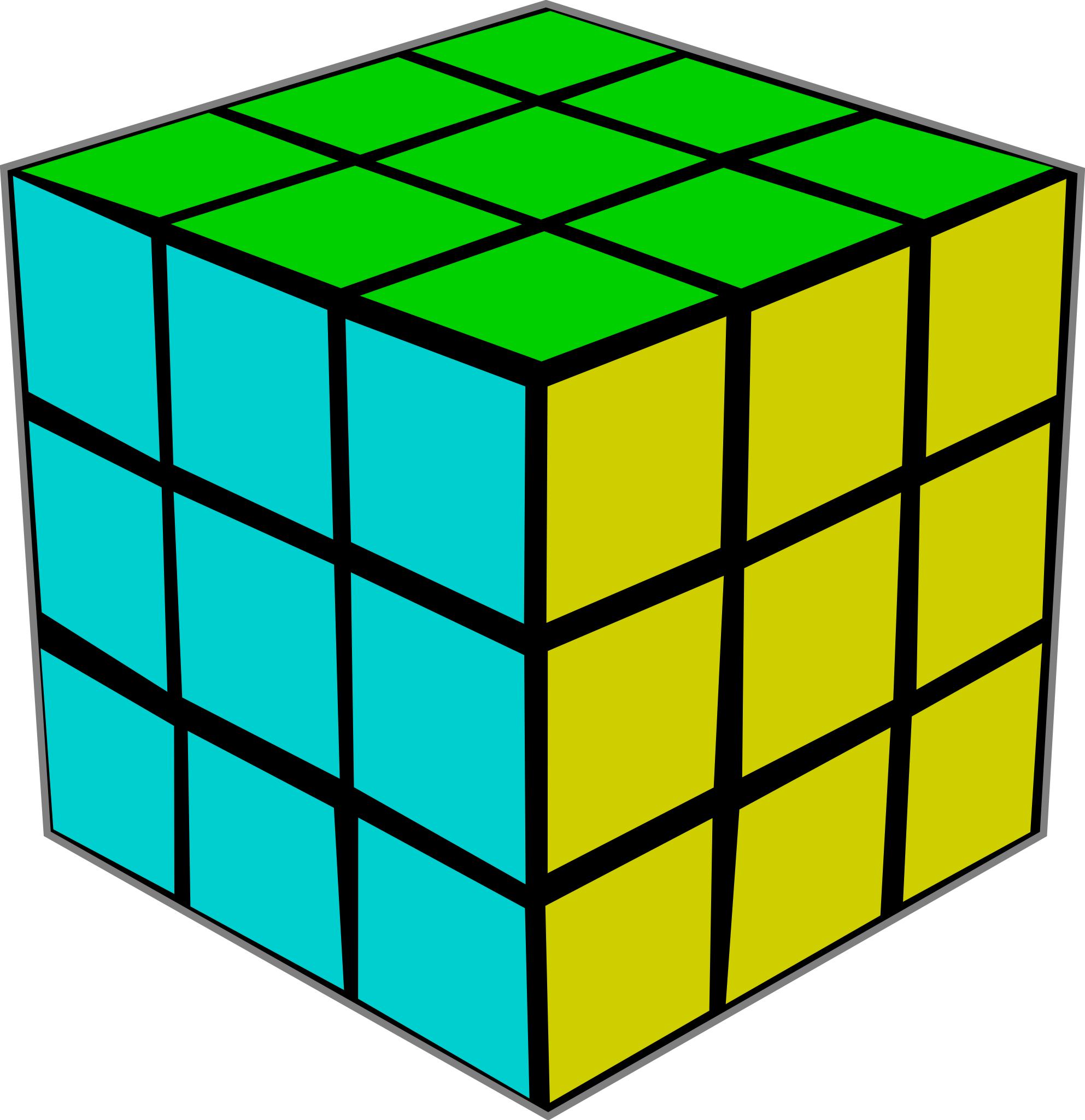 Кубик Рубика прямоугольник