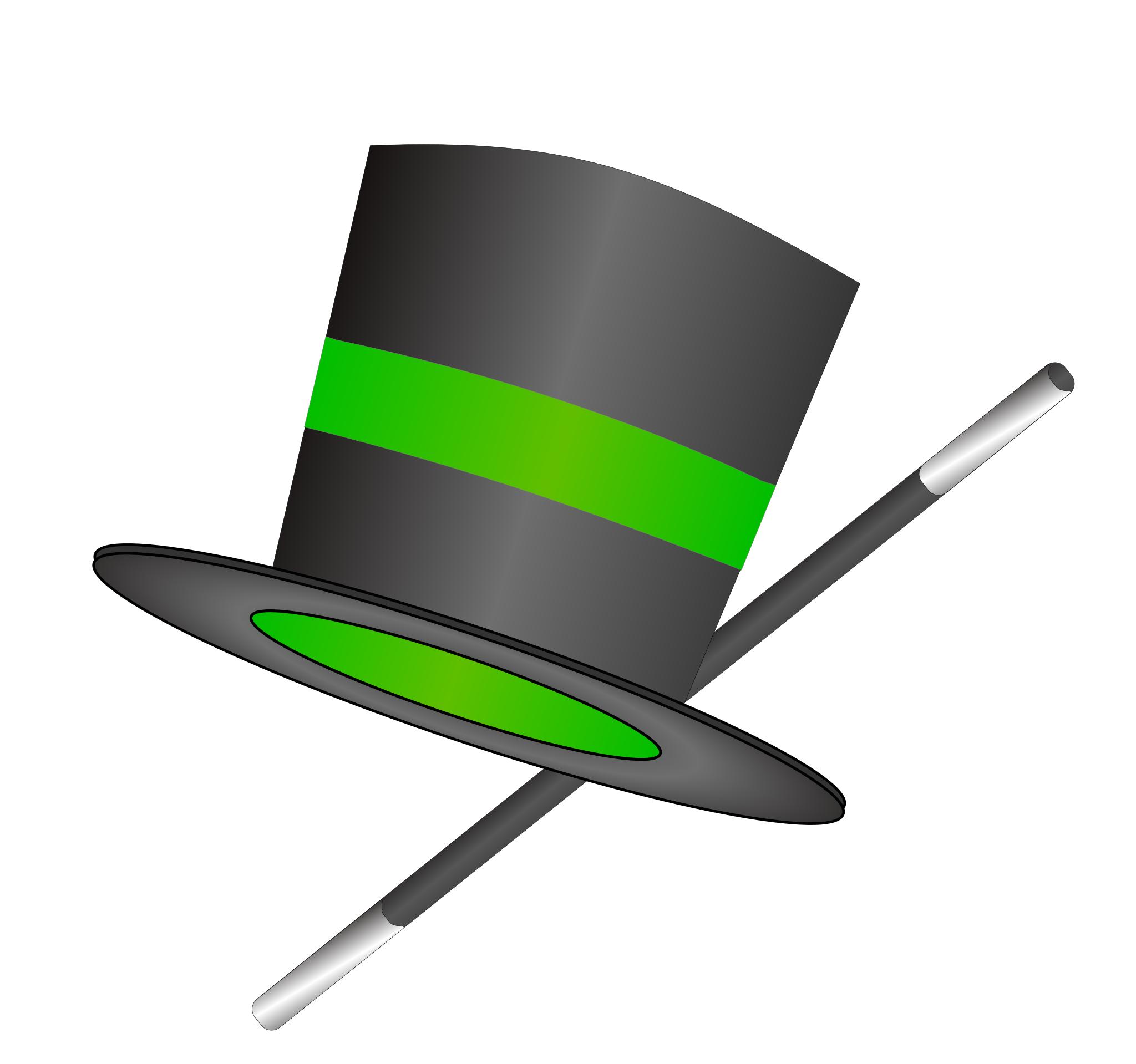 Зеленая магические шляпы