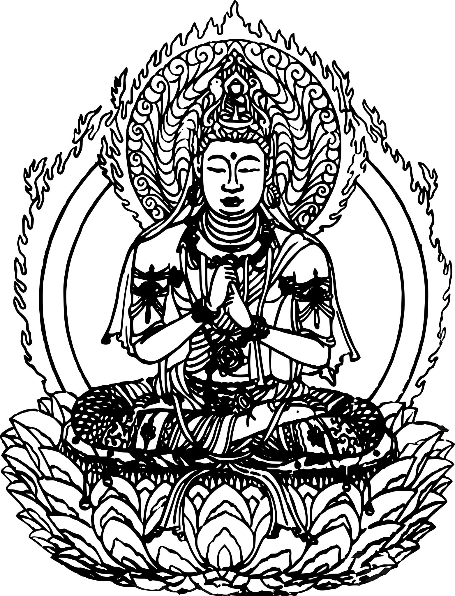 Будда Шакьямуни вектор