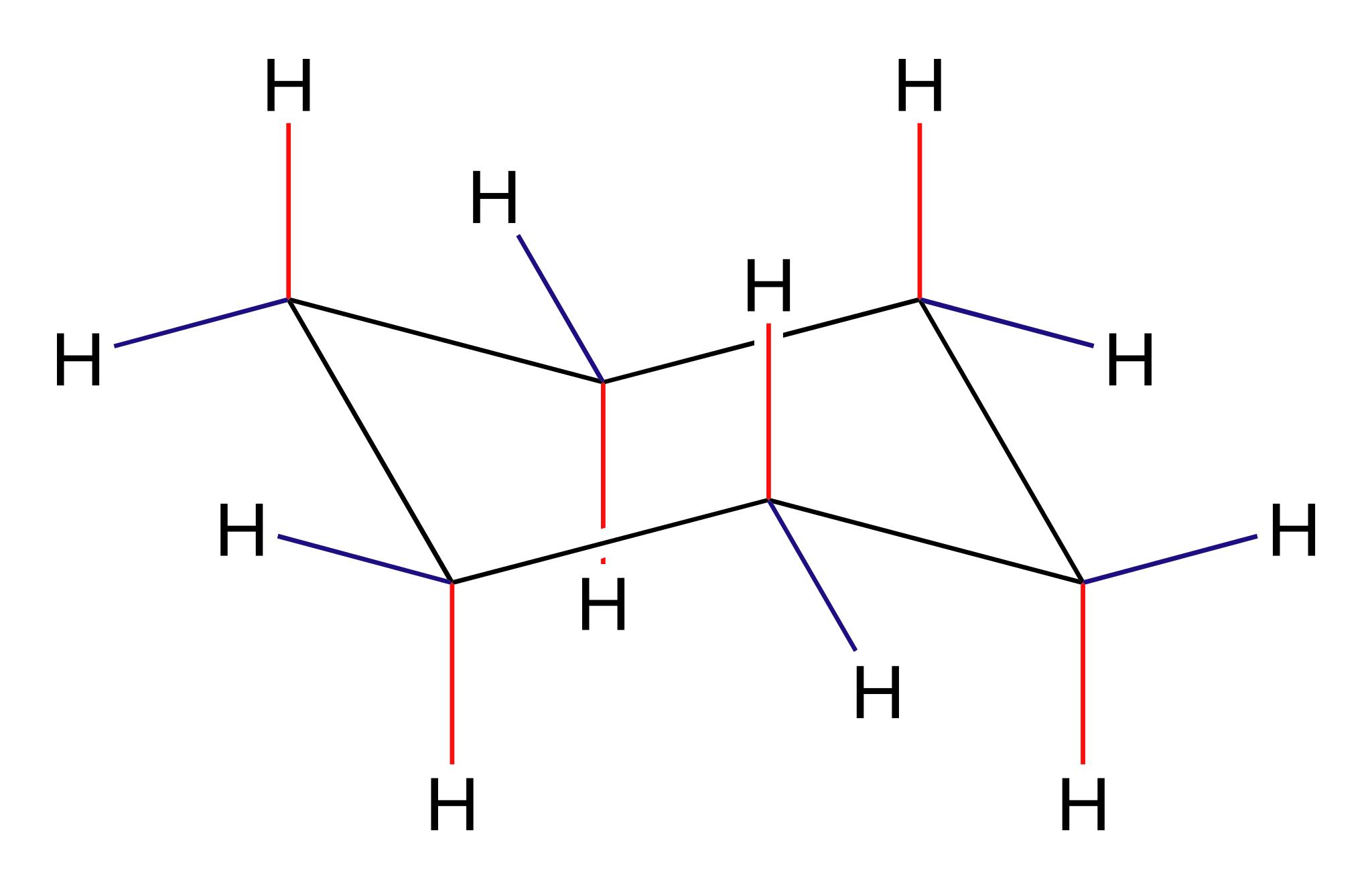 Строение циклогексана
