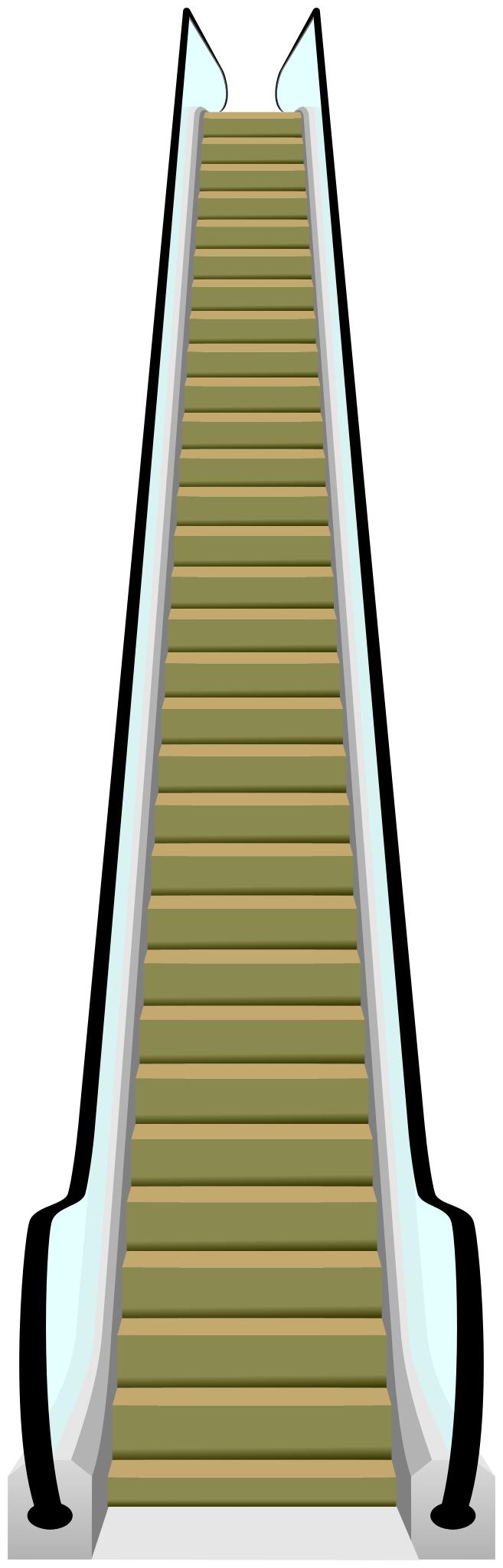 Эскалатор схематично