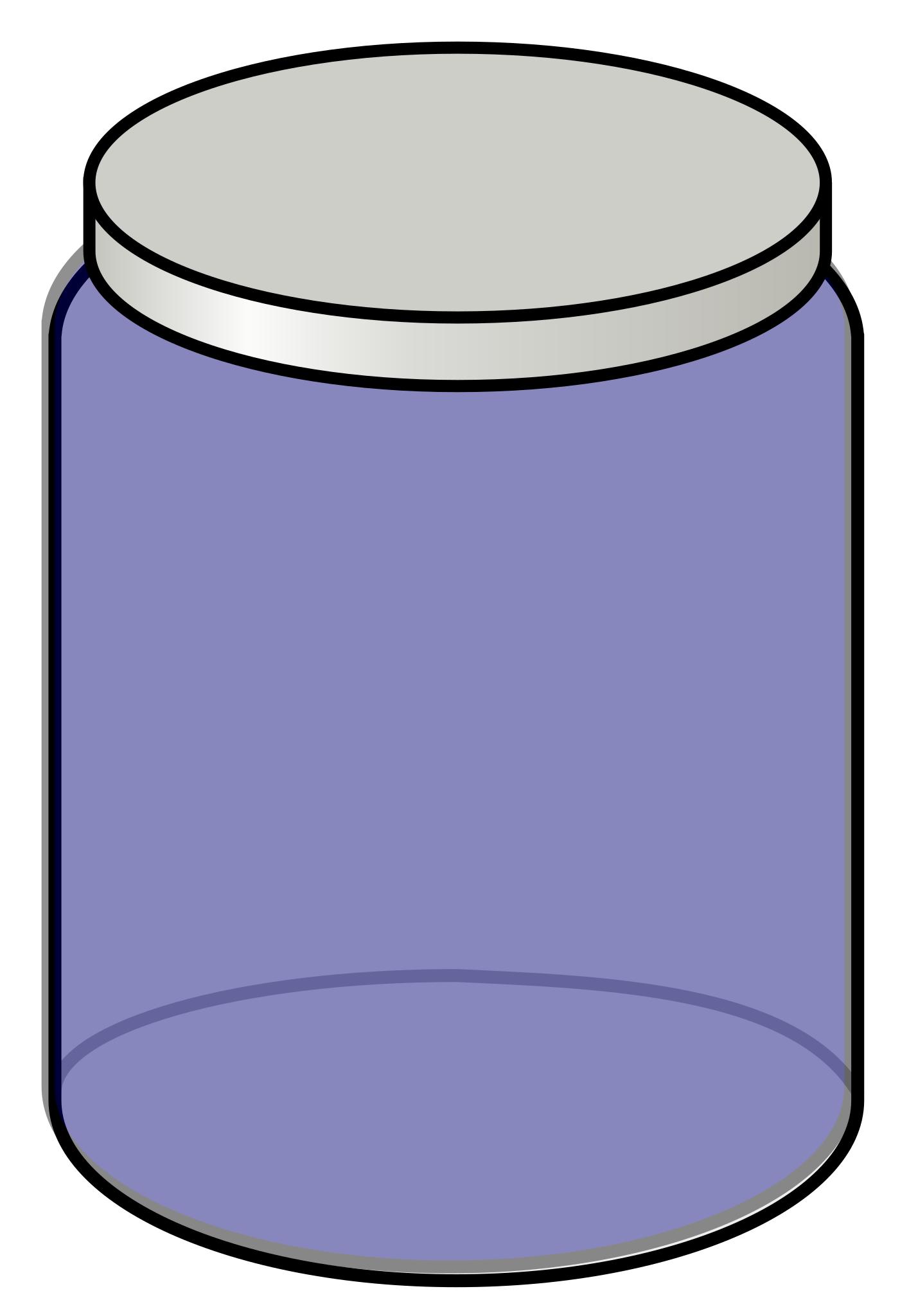 Free Images - Jar Glass Blue Empty