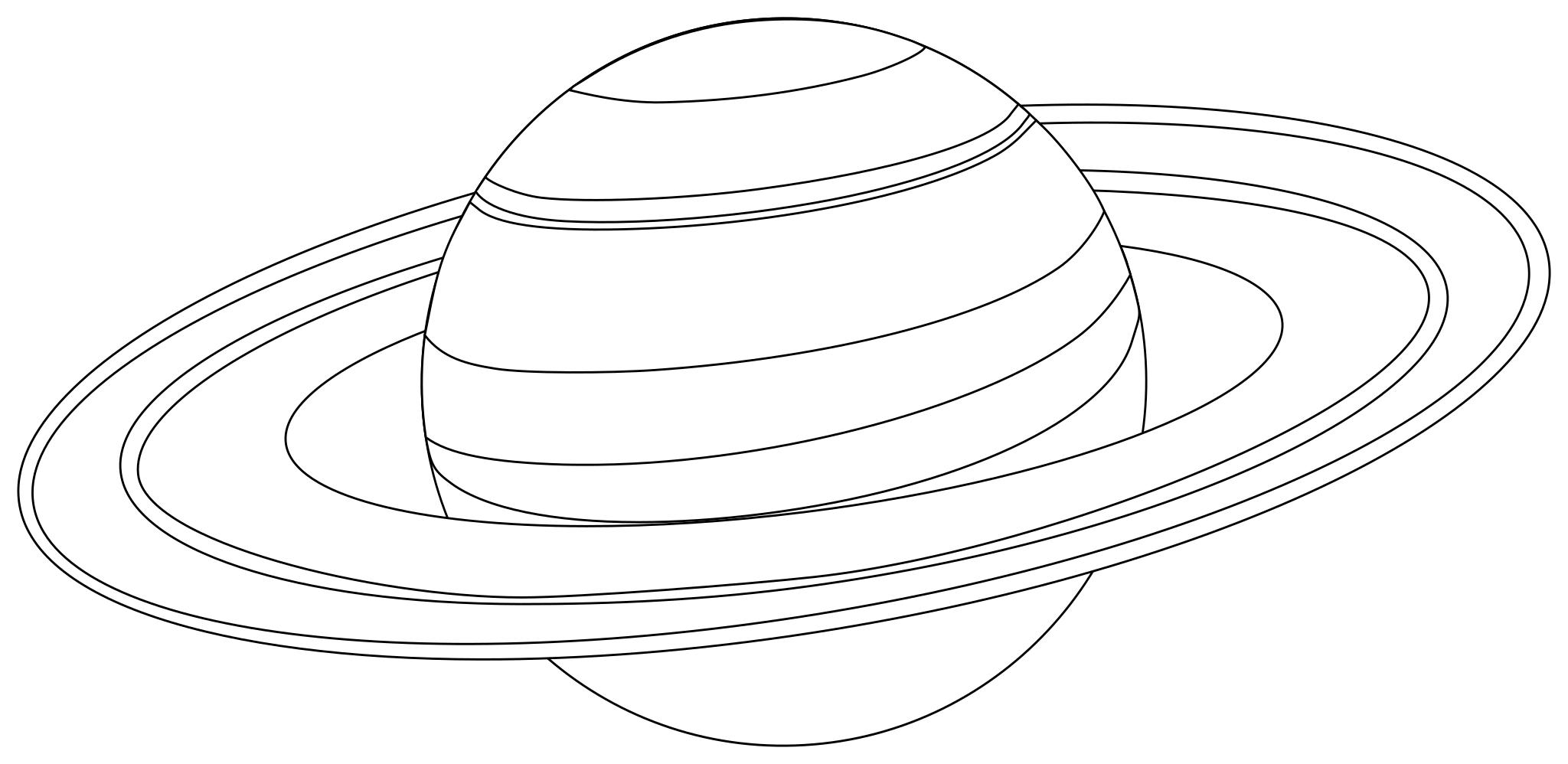 Сатурн трафарет