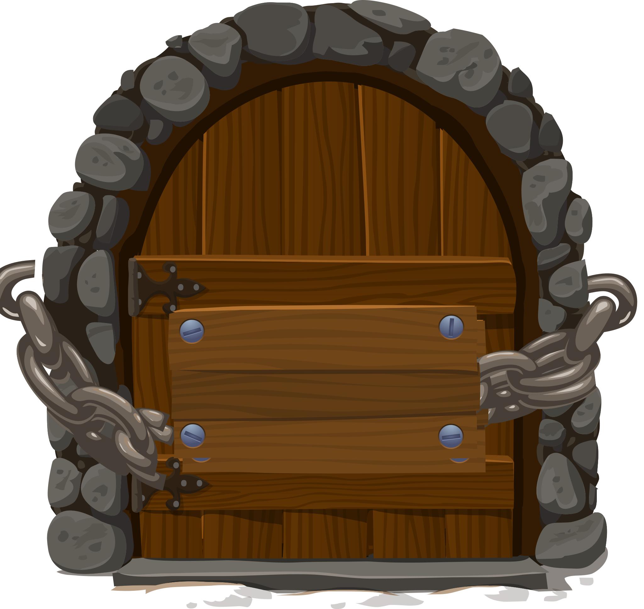 Игра двери замок. Сказочные ворота. Сказочная деревянная дверь. Сказочные ворота с замком. Дверь мультяшная.