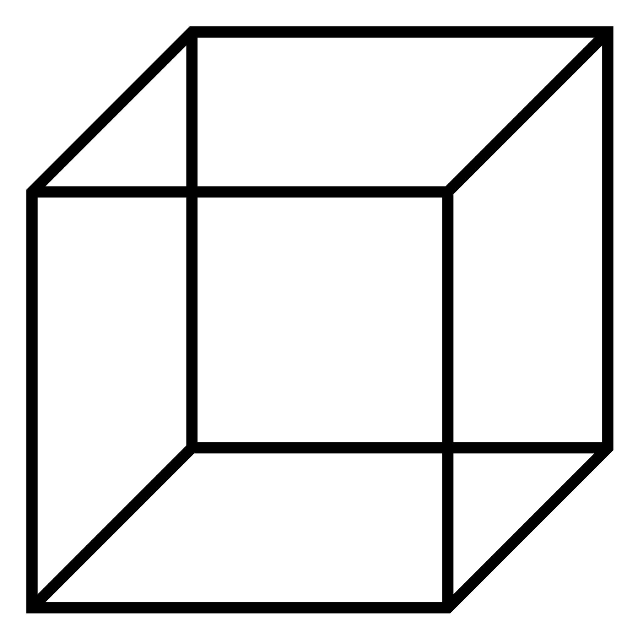 Объемные геометрические фигуры куб