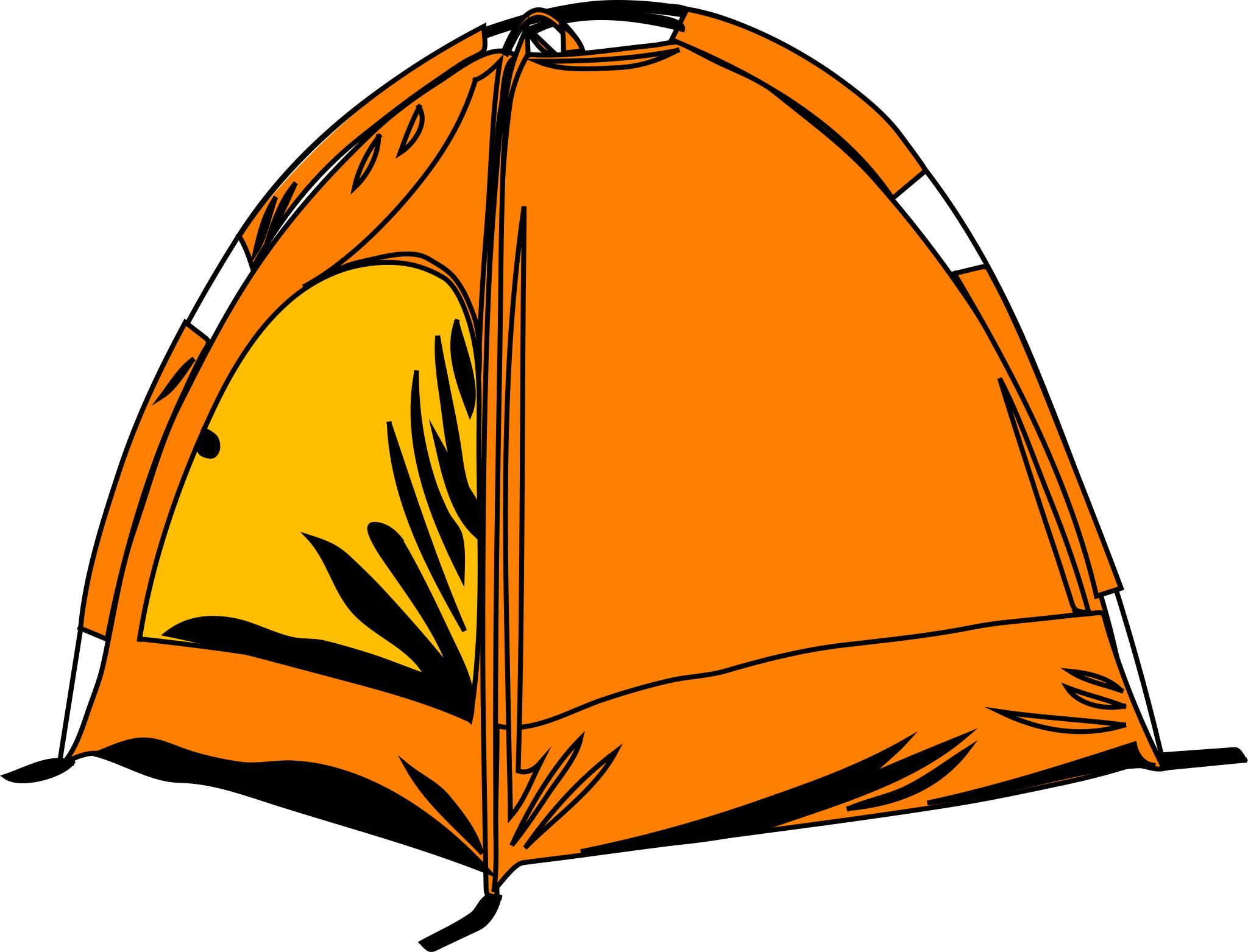 Палатка туристическая вектор