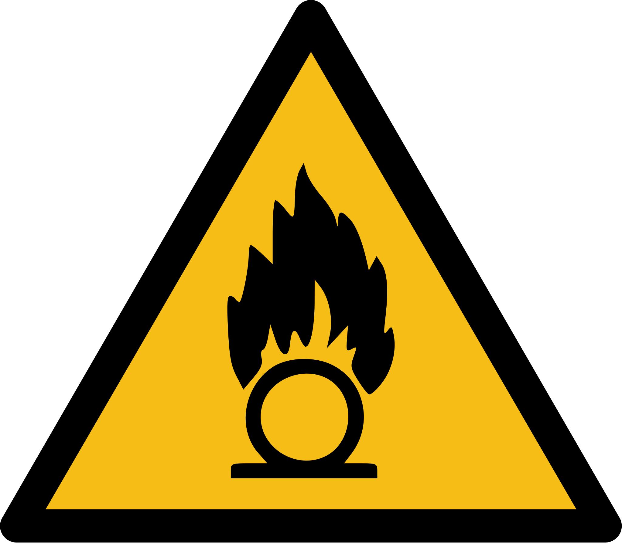 Пожароопасно легковоспламеняющиеся вещества знак ГОСТ