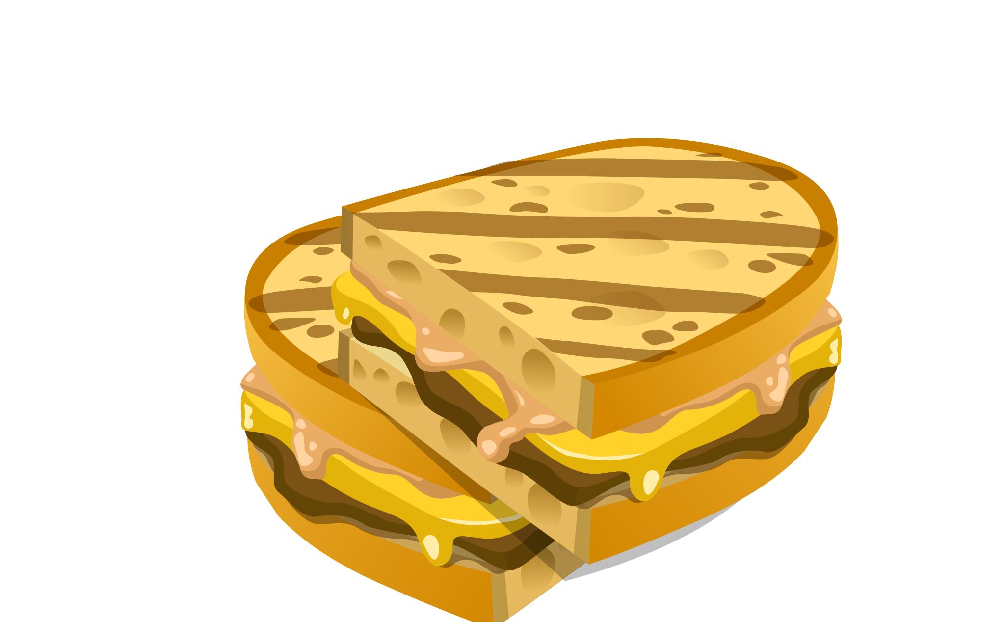 Бутерброд с сыром рисунок