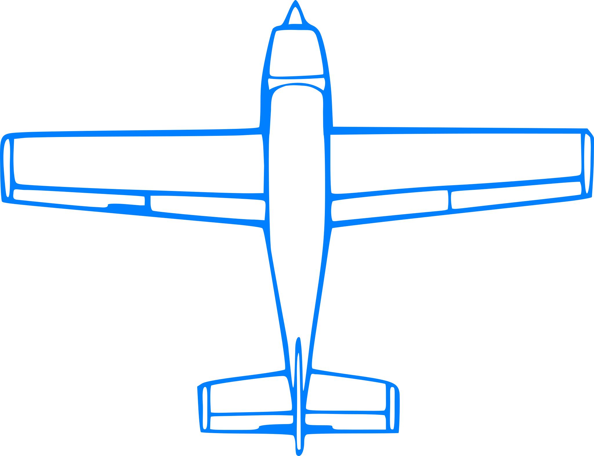 Схематичное изображение самолета