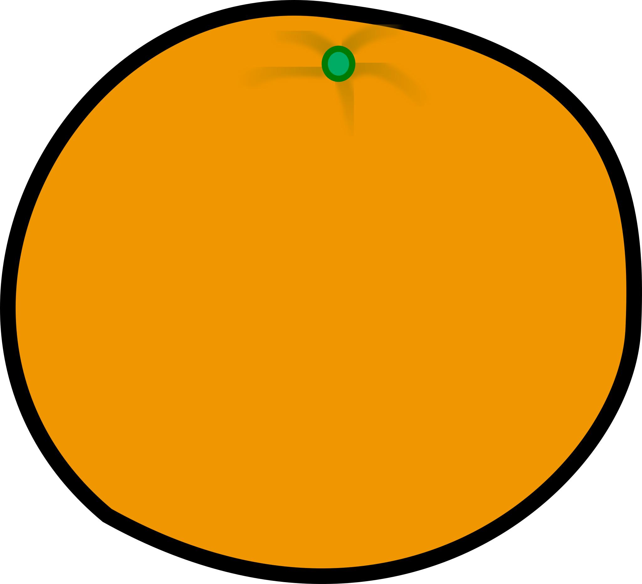 Оранжевый апельсин рисунок