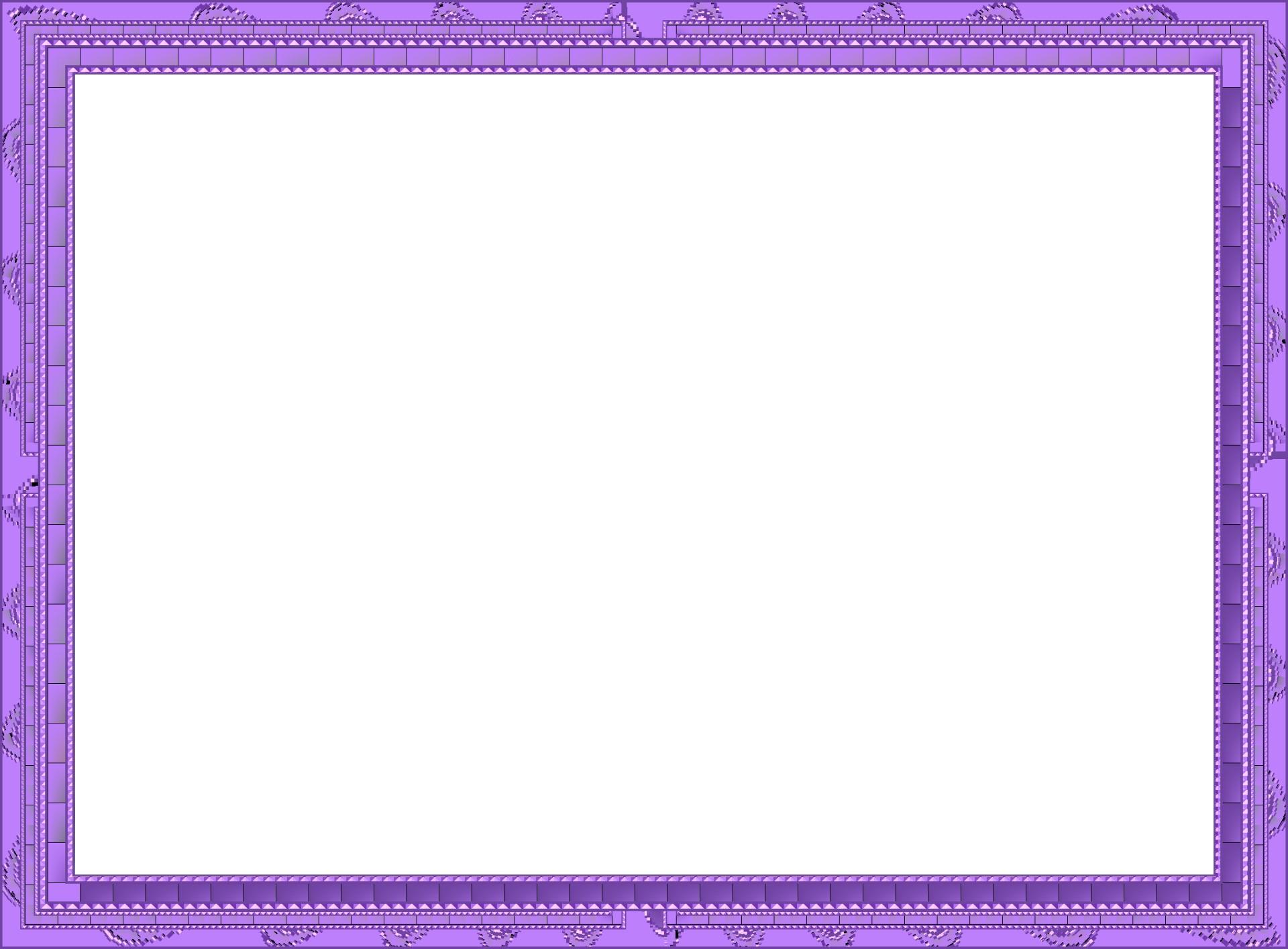 Фиолетовая рамка на прозрачном фоне для фотошопа