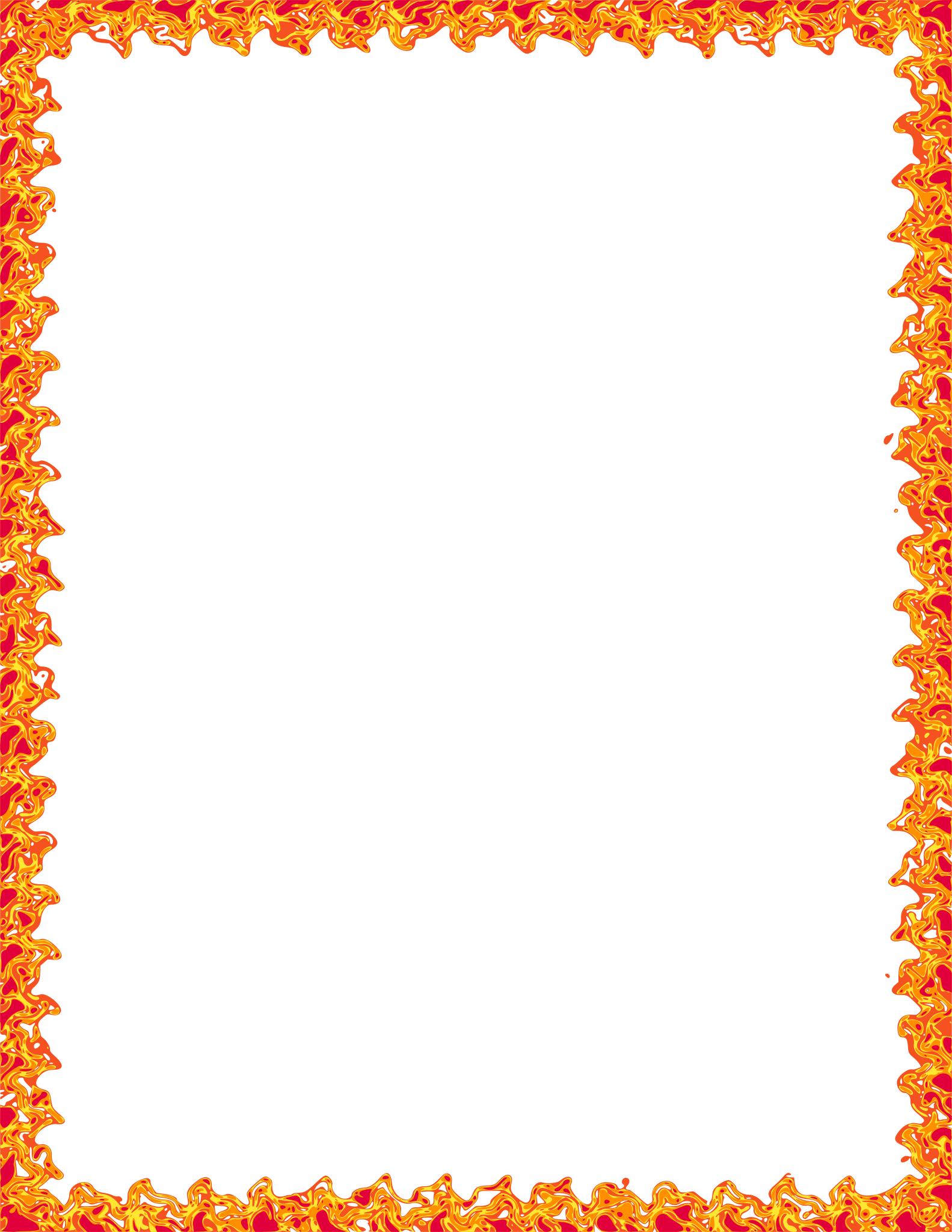 Рамка оранжевая на прозрачном фоне