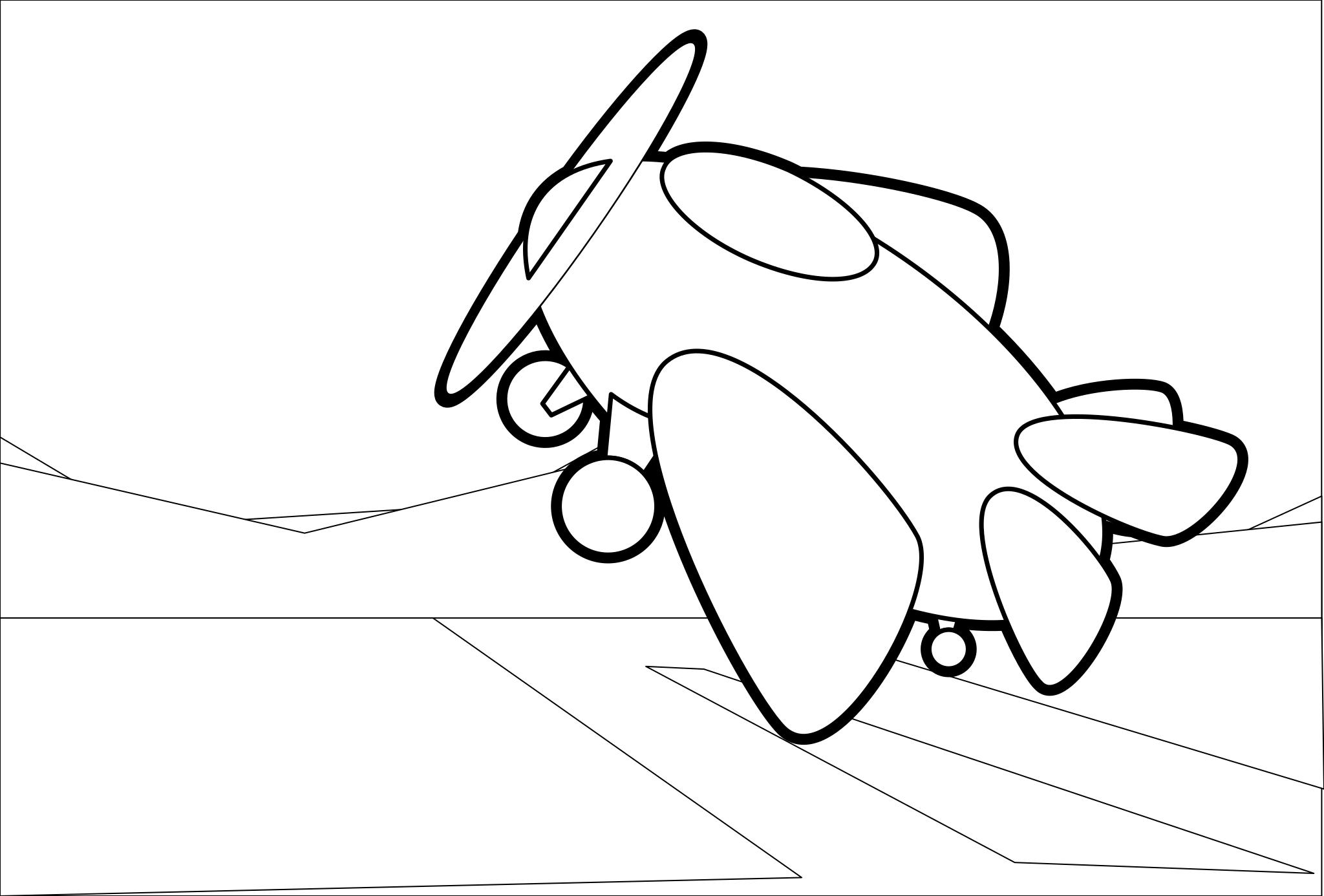 Самолетик для рисования