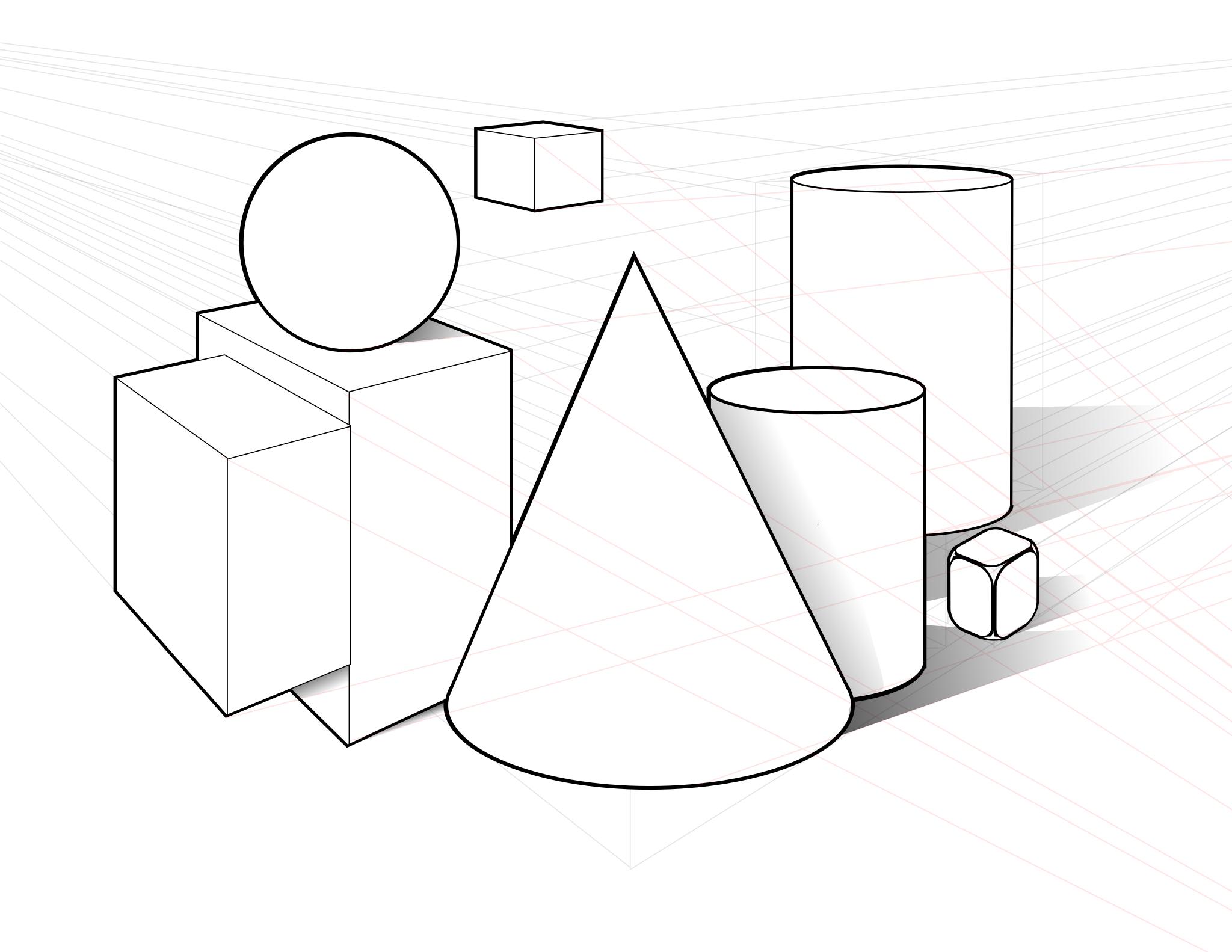 Сфера цилиндр куб конус пирамида. Геом фигуры. Объемные геометрические фигуры. Рисование объемных фигур. Композиция из геометрических фигур.