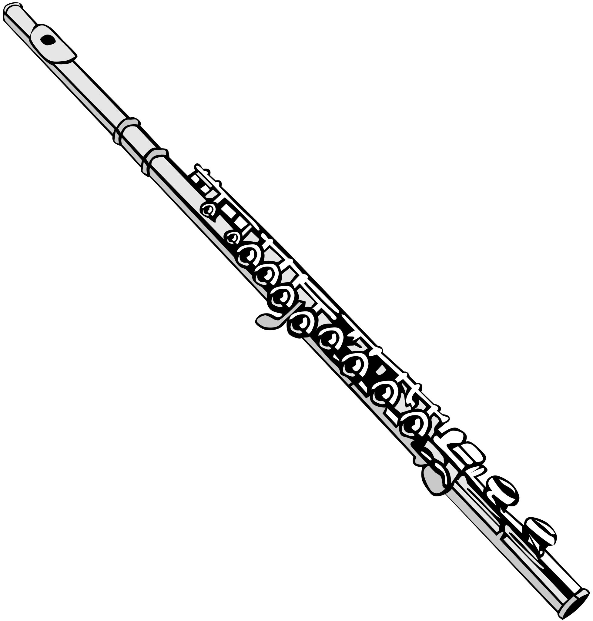 Флейта раскраска для детей