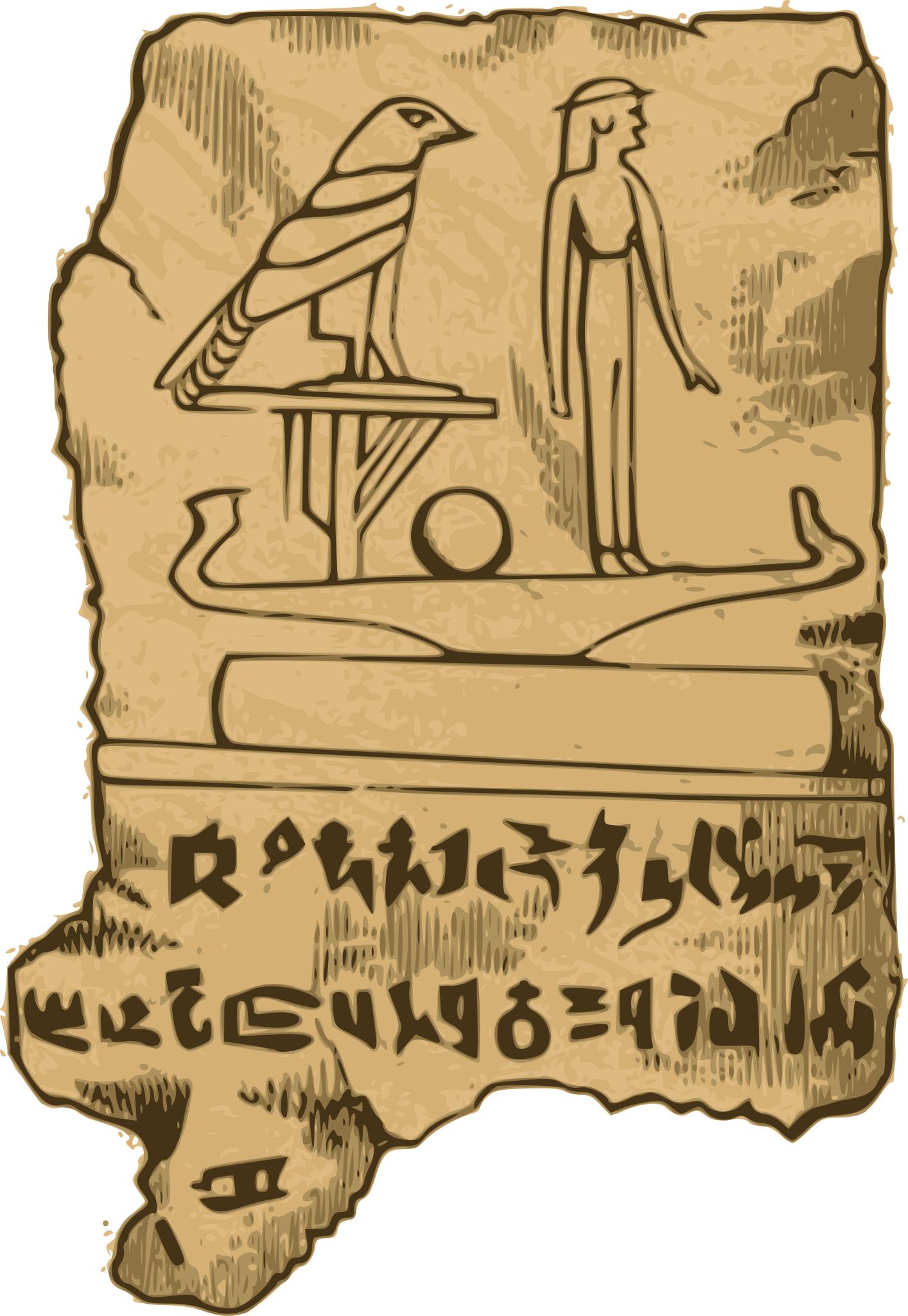 Древний Египет письмена на папирусе