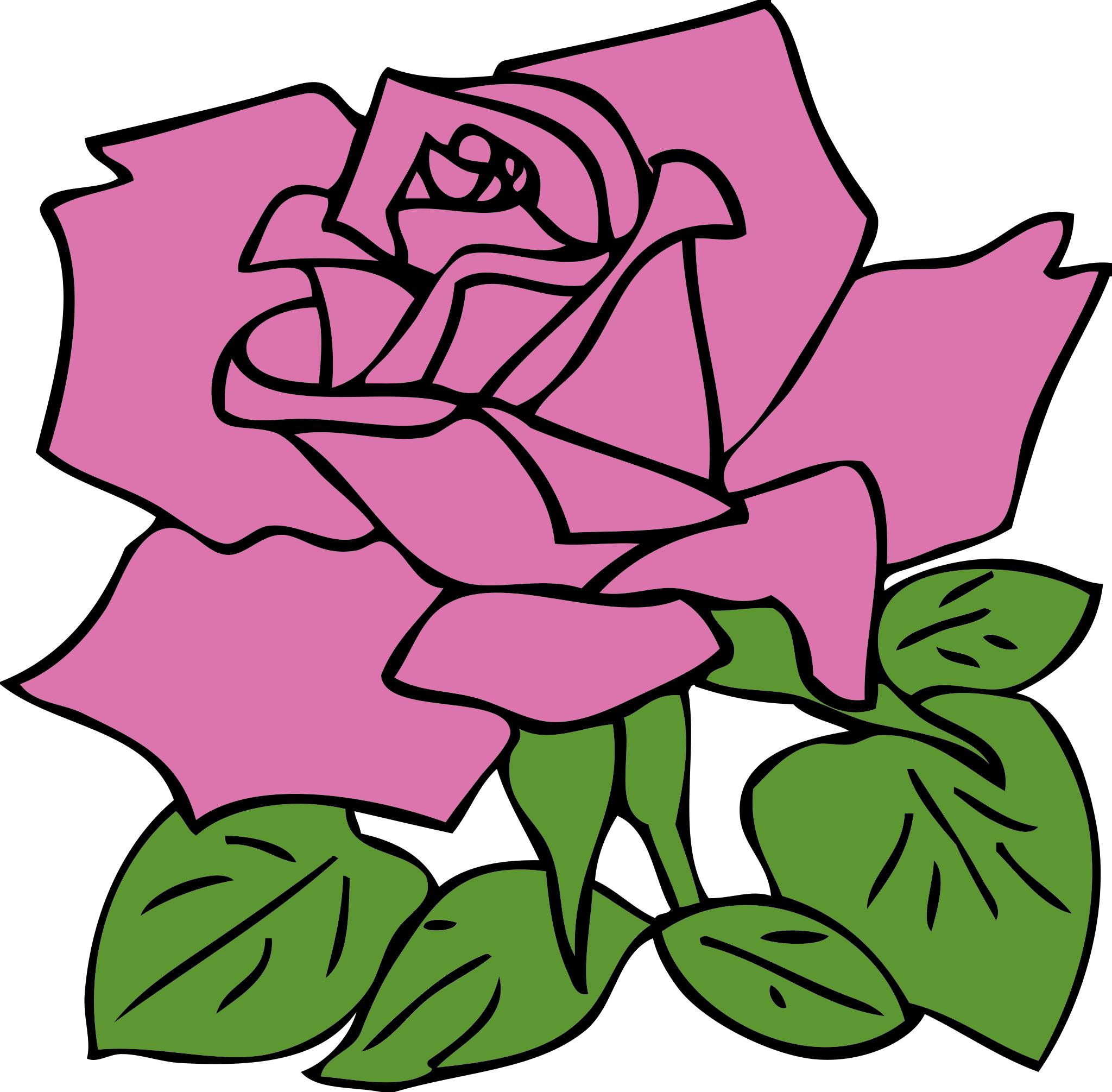 Роза картинка для детей