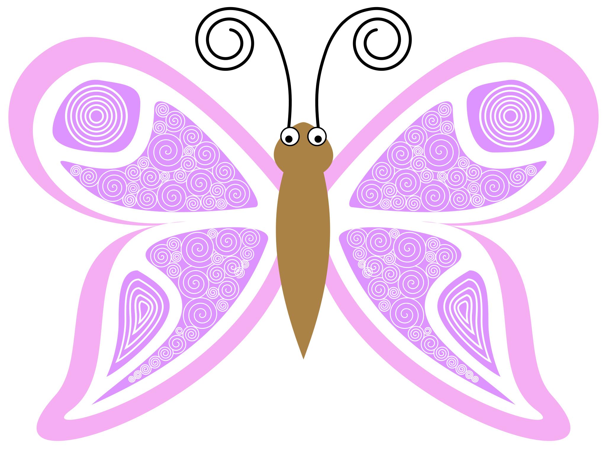 Бабочка из мультика