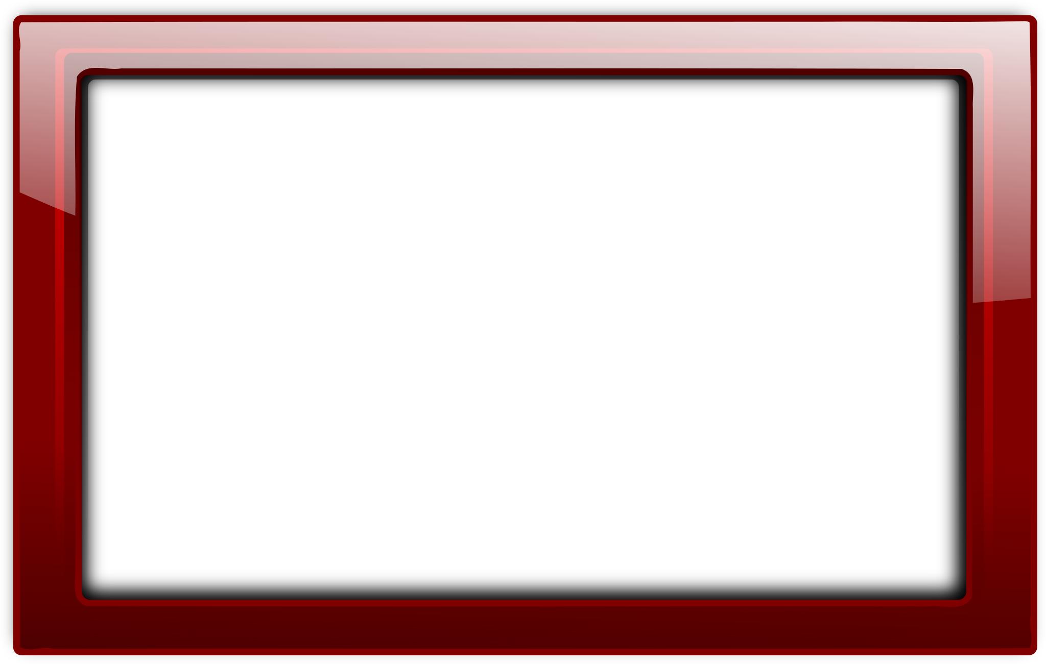 Красная рамка прозрачная