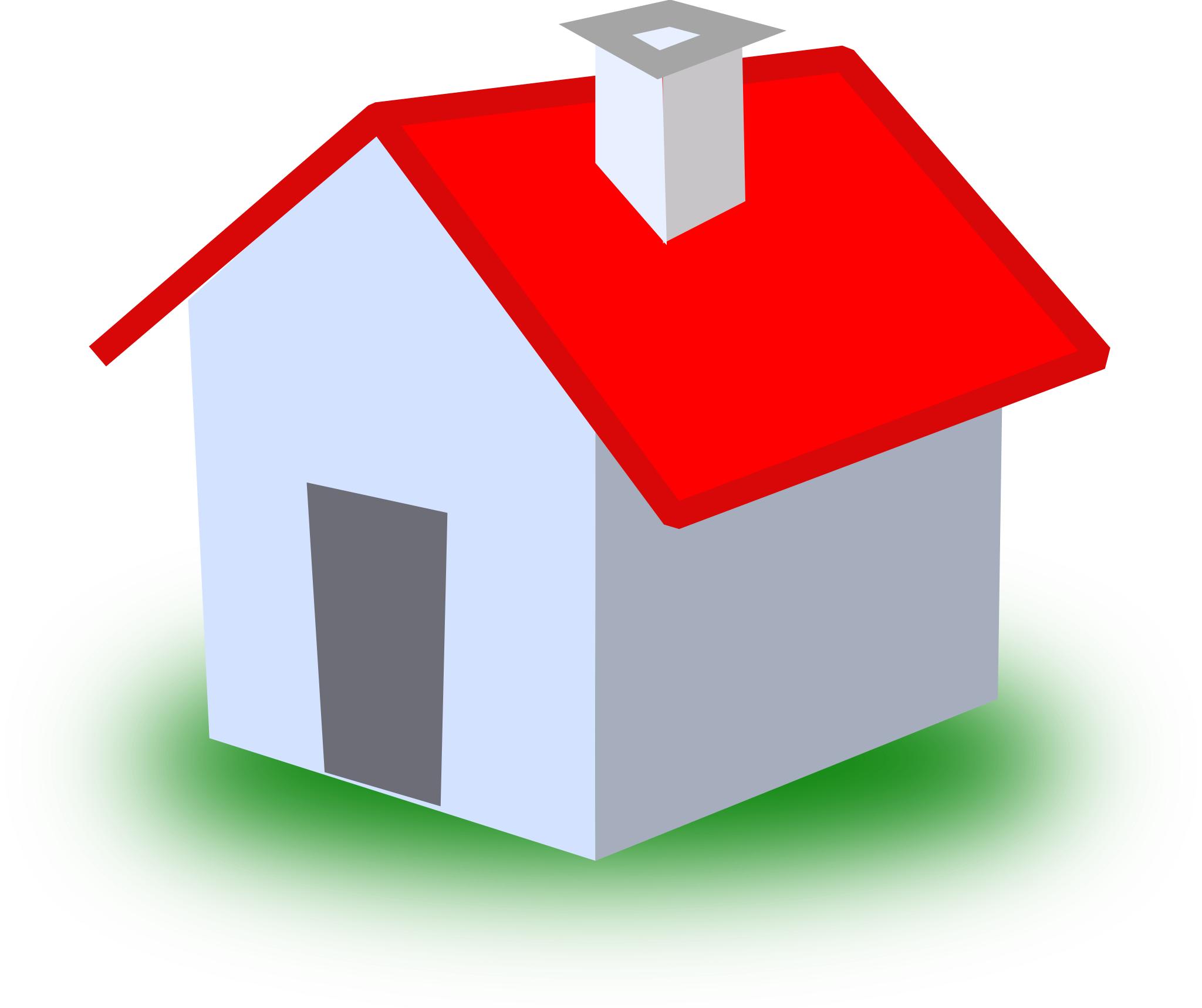 Логотип красный домик