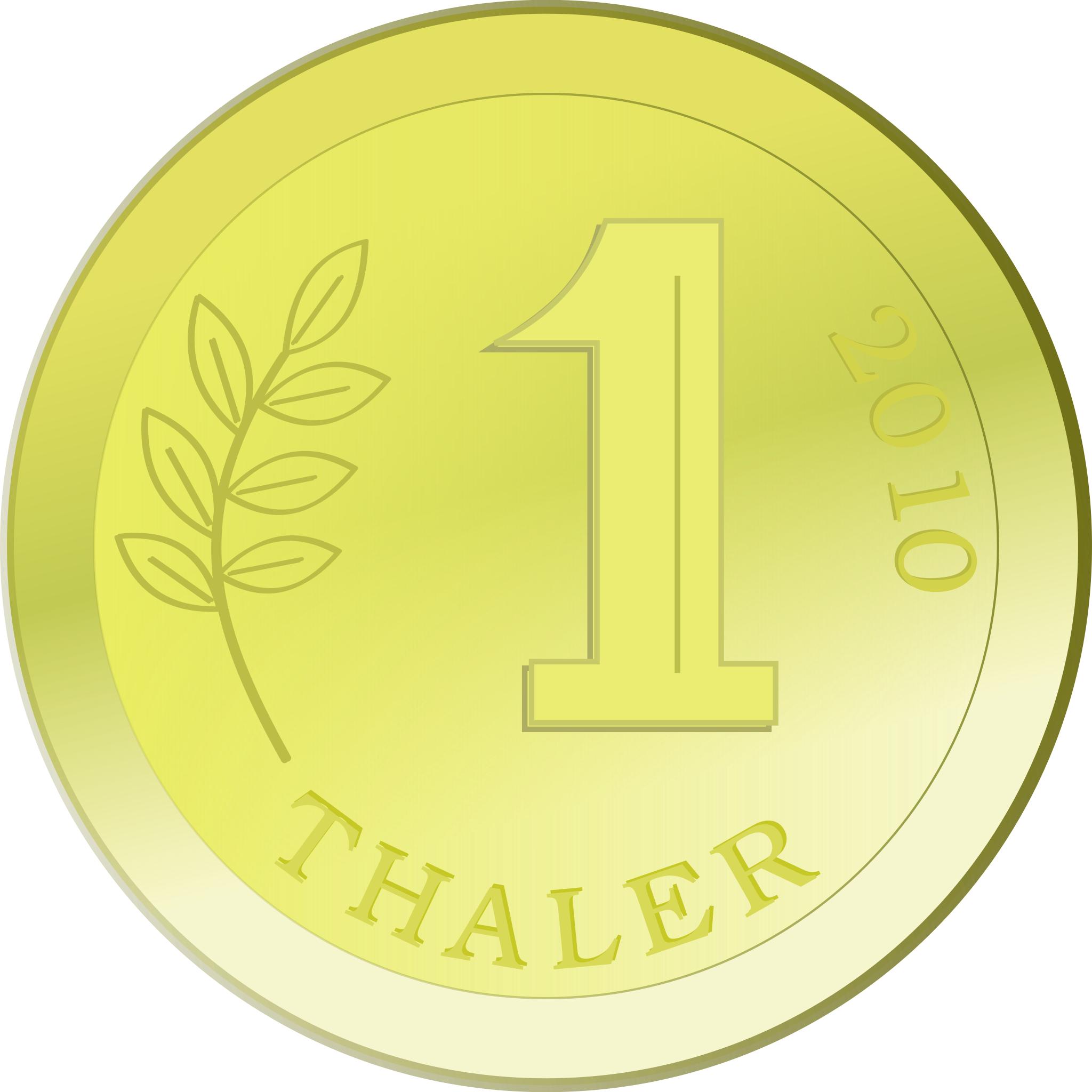 Монета 1 вектор