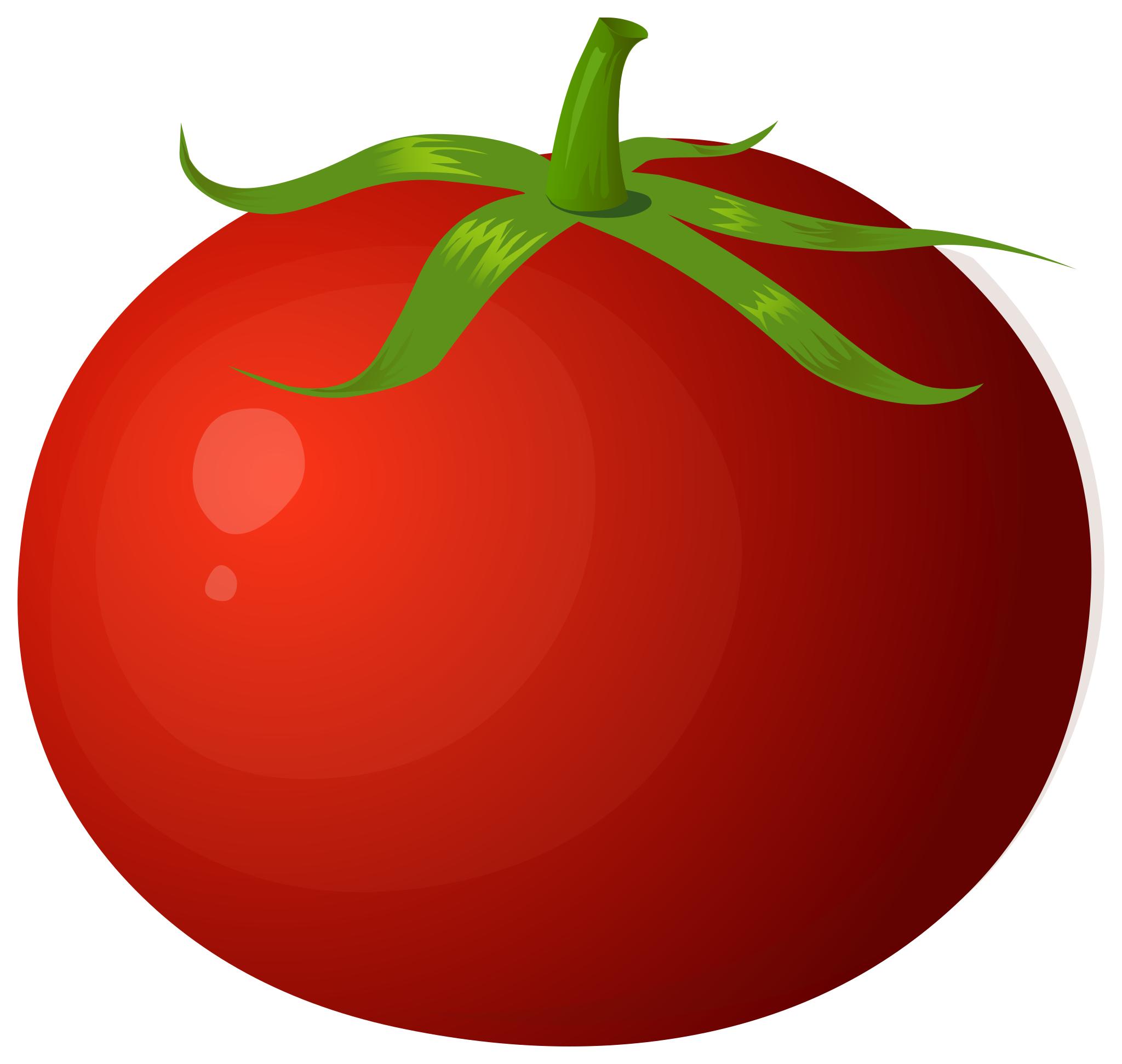 Детский рисунок помидор