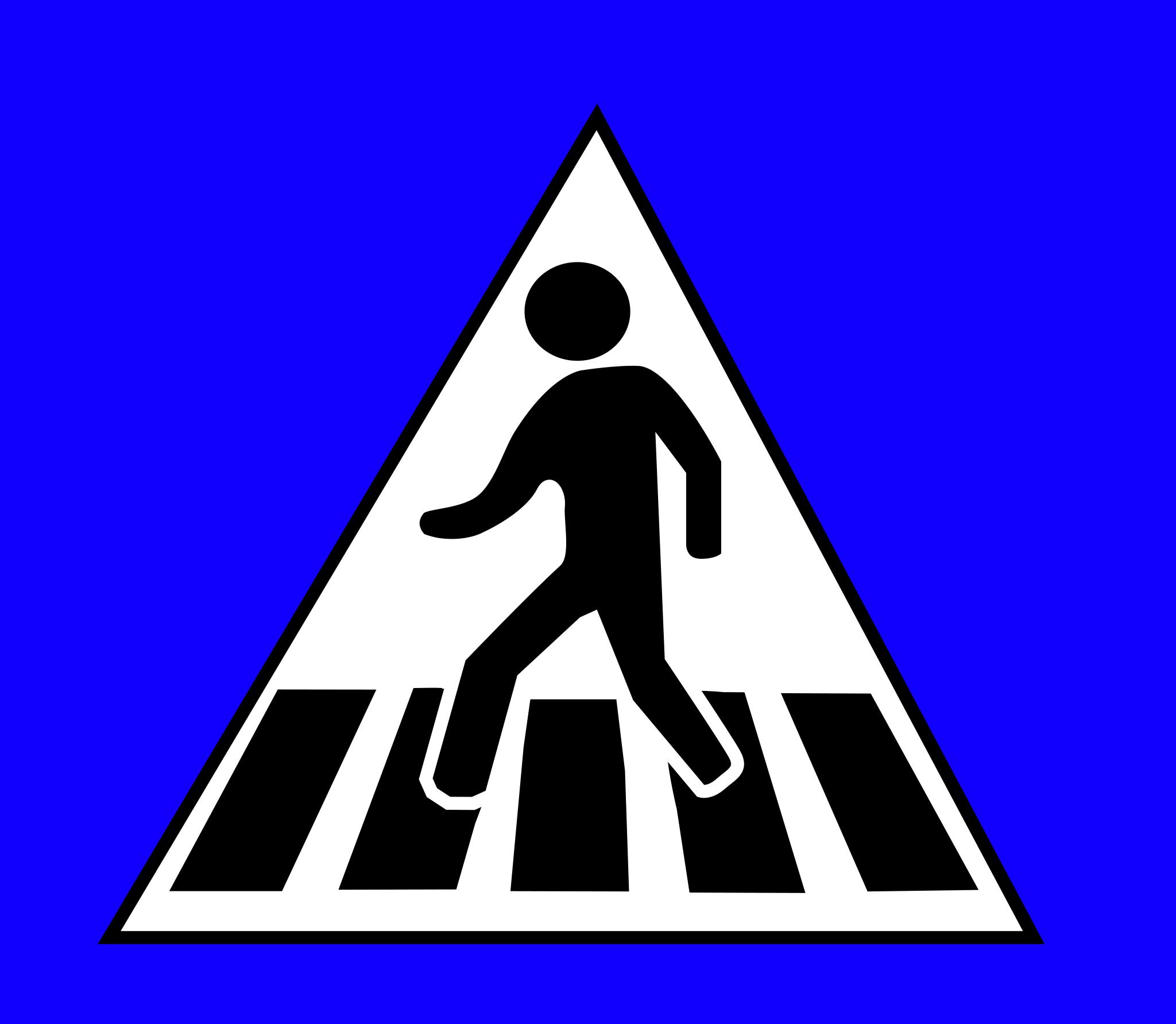 Значок пешеходного перехода