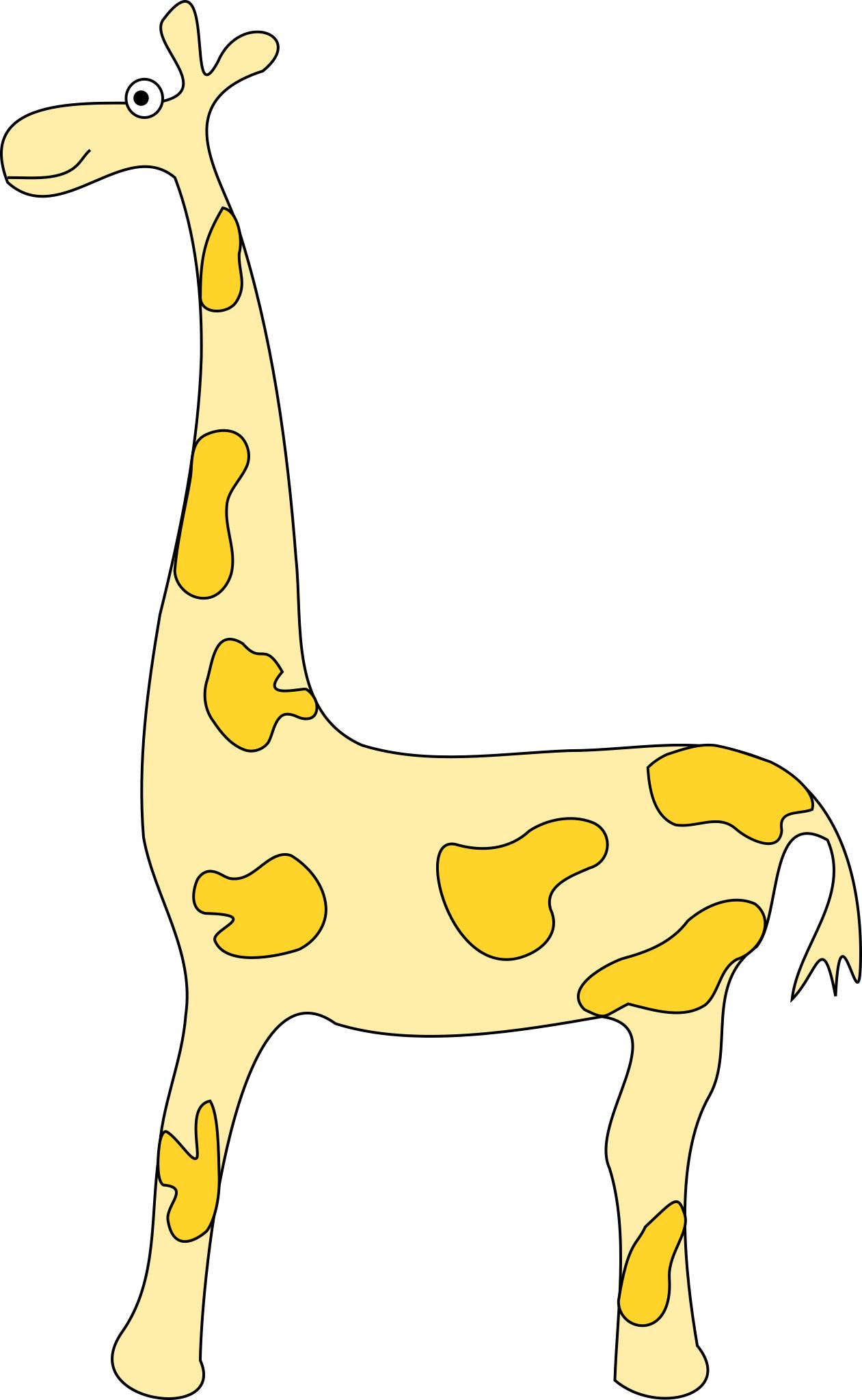 Жираф схематично