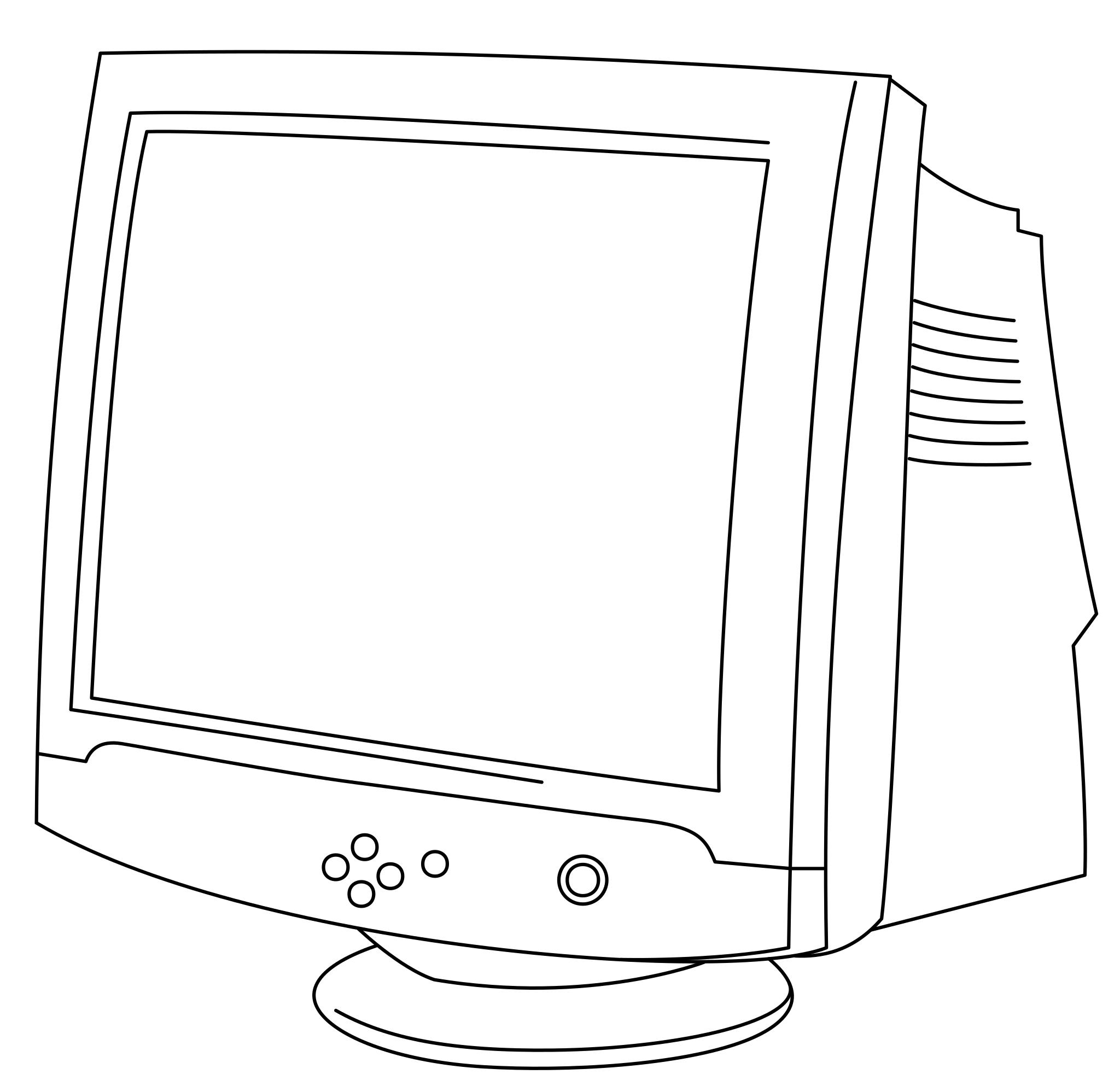 Компьютер рисунок для детей