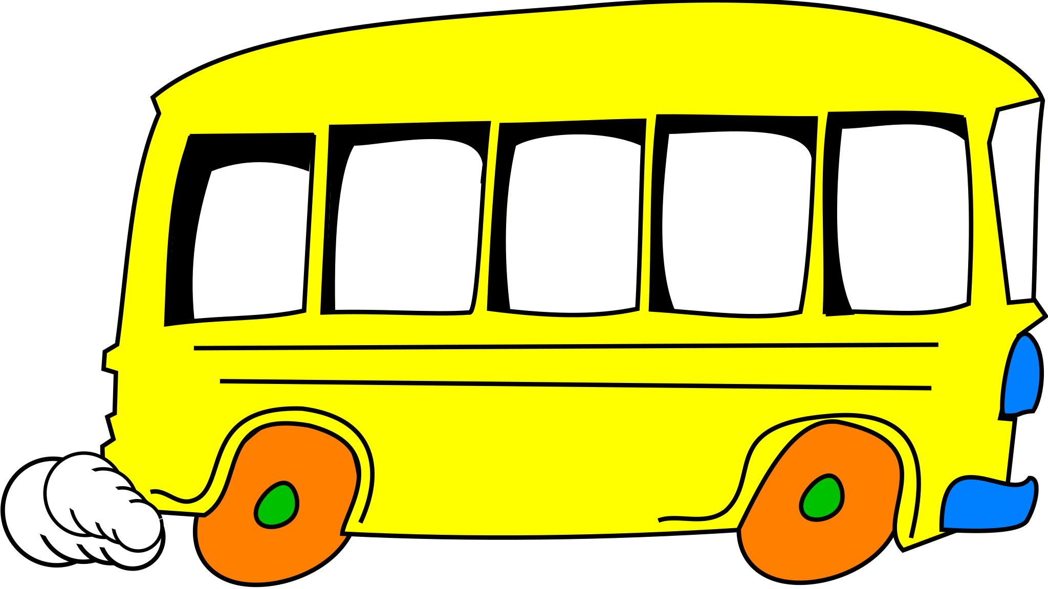Автобус для детей на прозрачном фоне