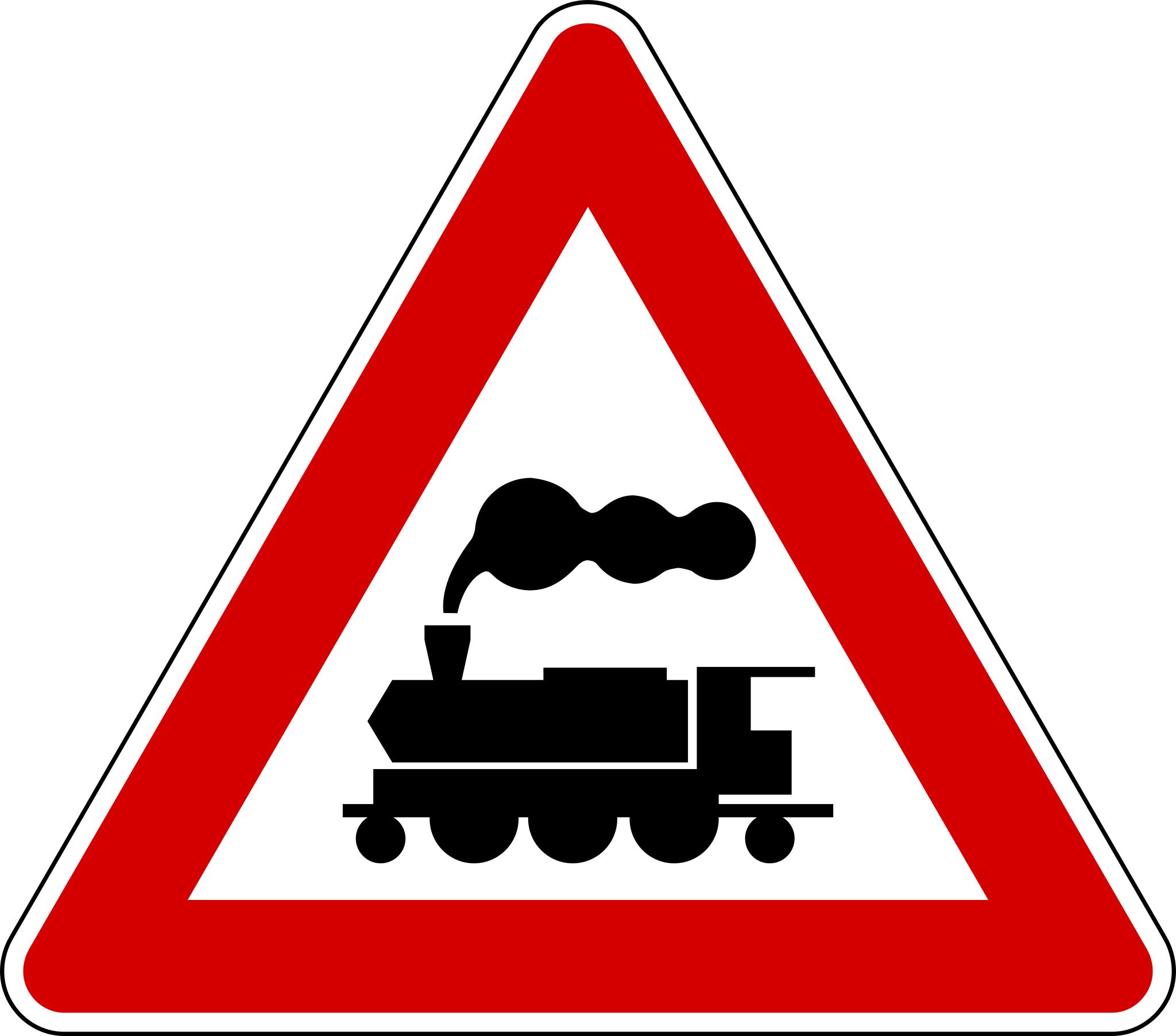 Знак Железнодорожный переезд без шлагбаума