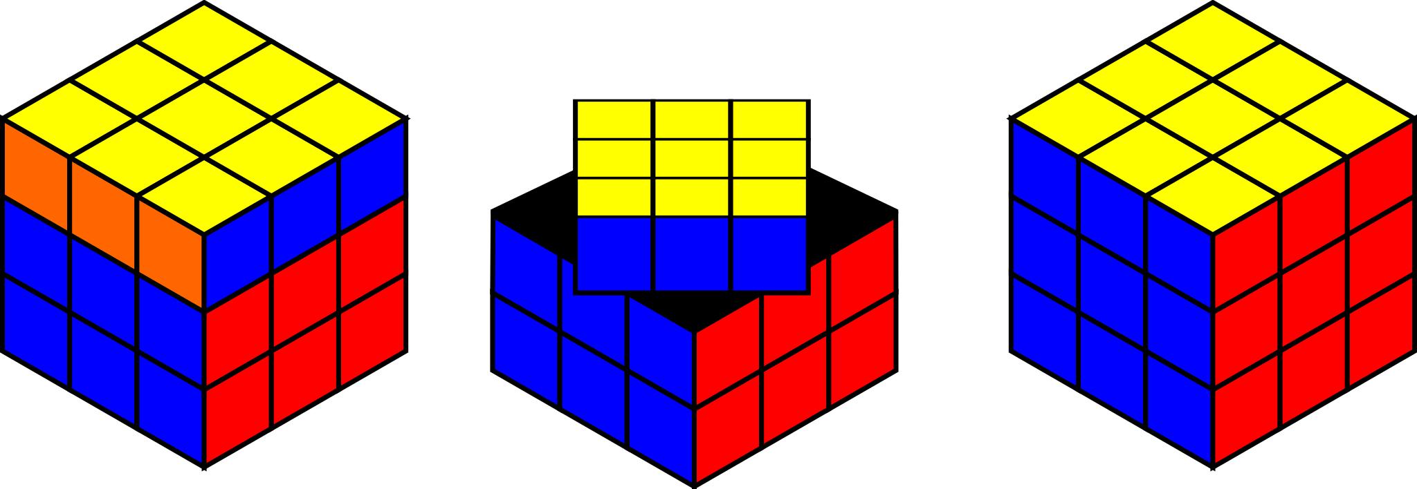 Рисунок головоломки Рубика