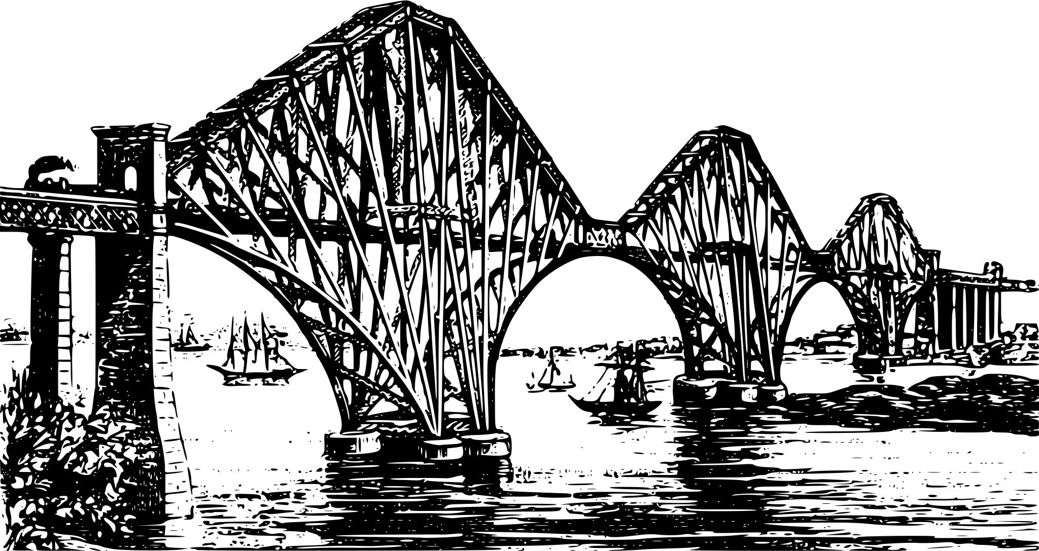 ЖД мост сбоку Нью Йорк